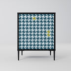 OUT OF CONTEXT Aparador de 1 Porta em Acabamento Preto