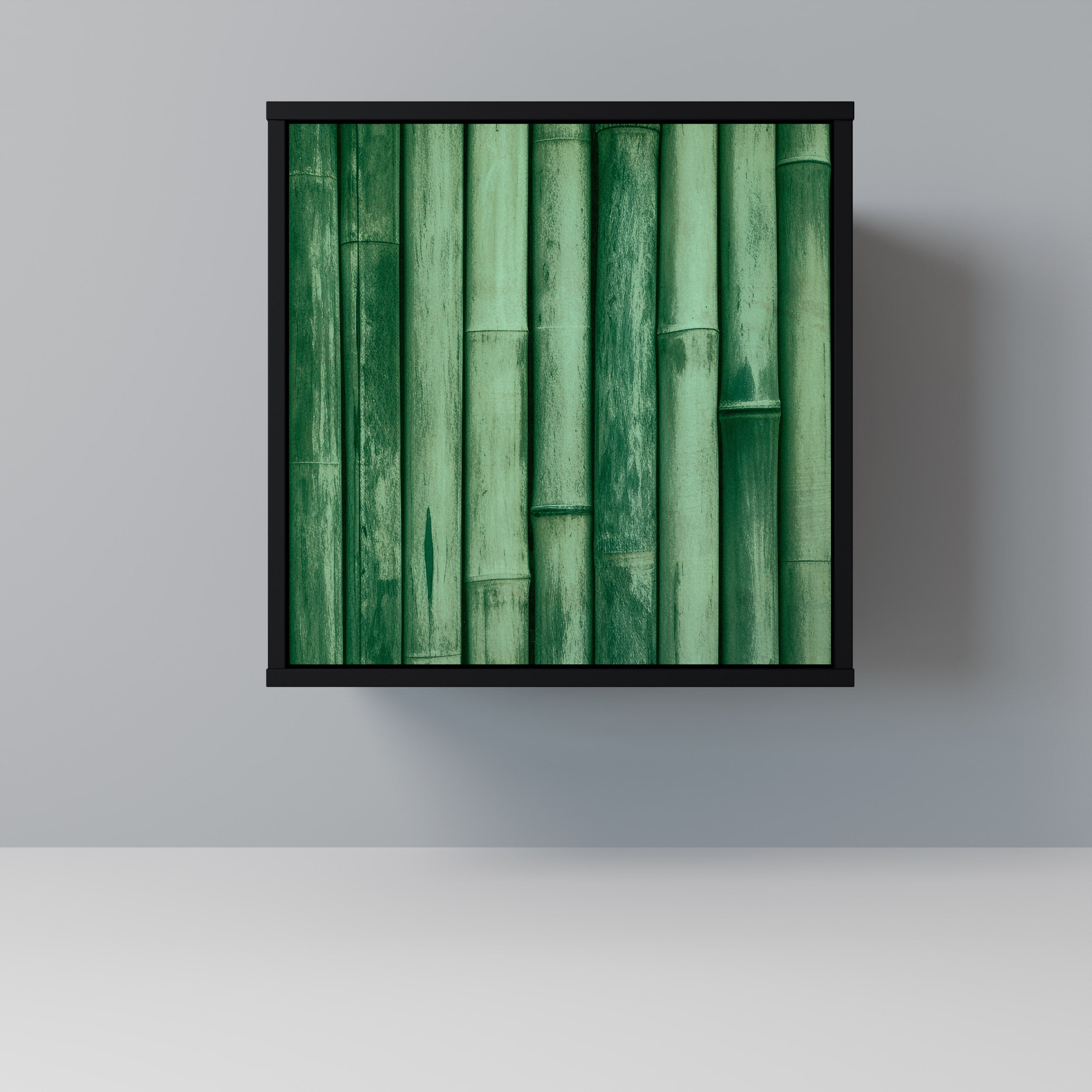 NATURAL GREEN Aparador de 1 Porta em Acabamento Preto