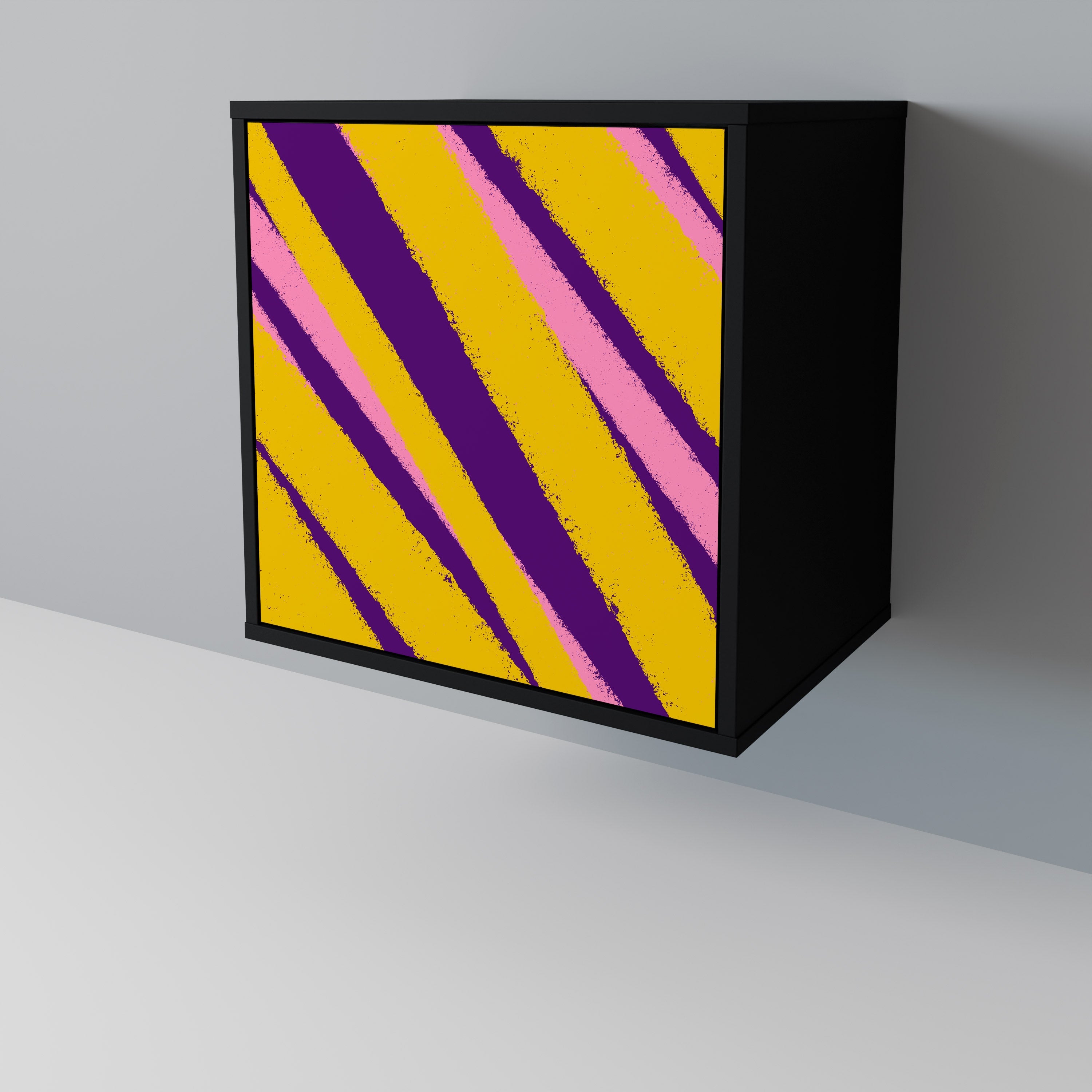 DREAMS COME TRUE Aparador de 1 Porta em Acabamento Preto