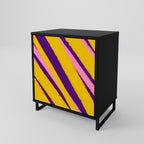 DREAMS COME TRUE Aparador de 1 Porta em Acabamento Preto