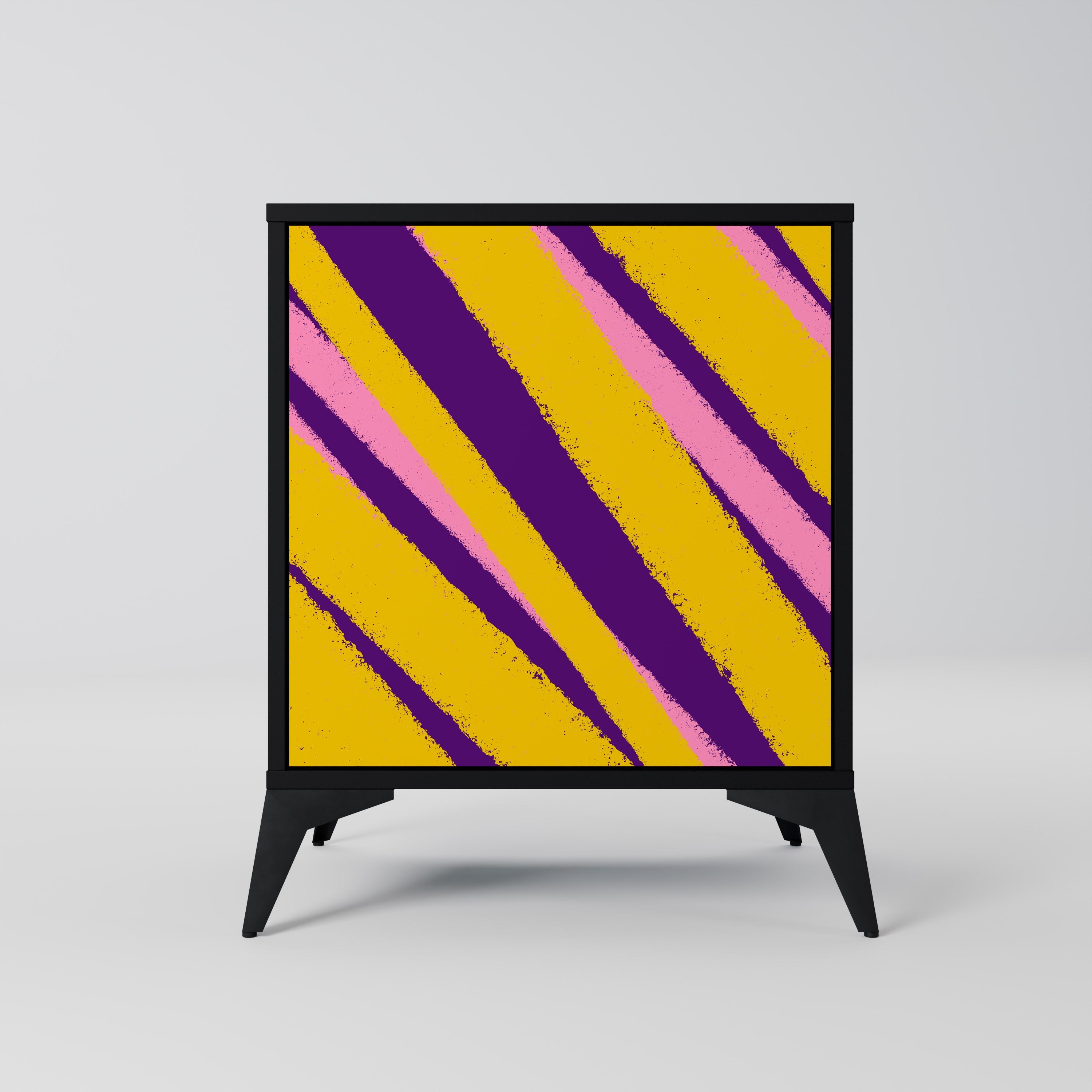 DREAMS COME TRUE Aparador de 1 Porta em Acabamento Preto