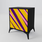 DREAMS COME TRUE Aparador de 1 Porta em Acabamento Preto