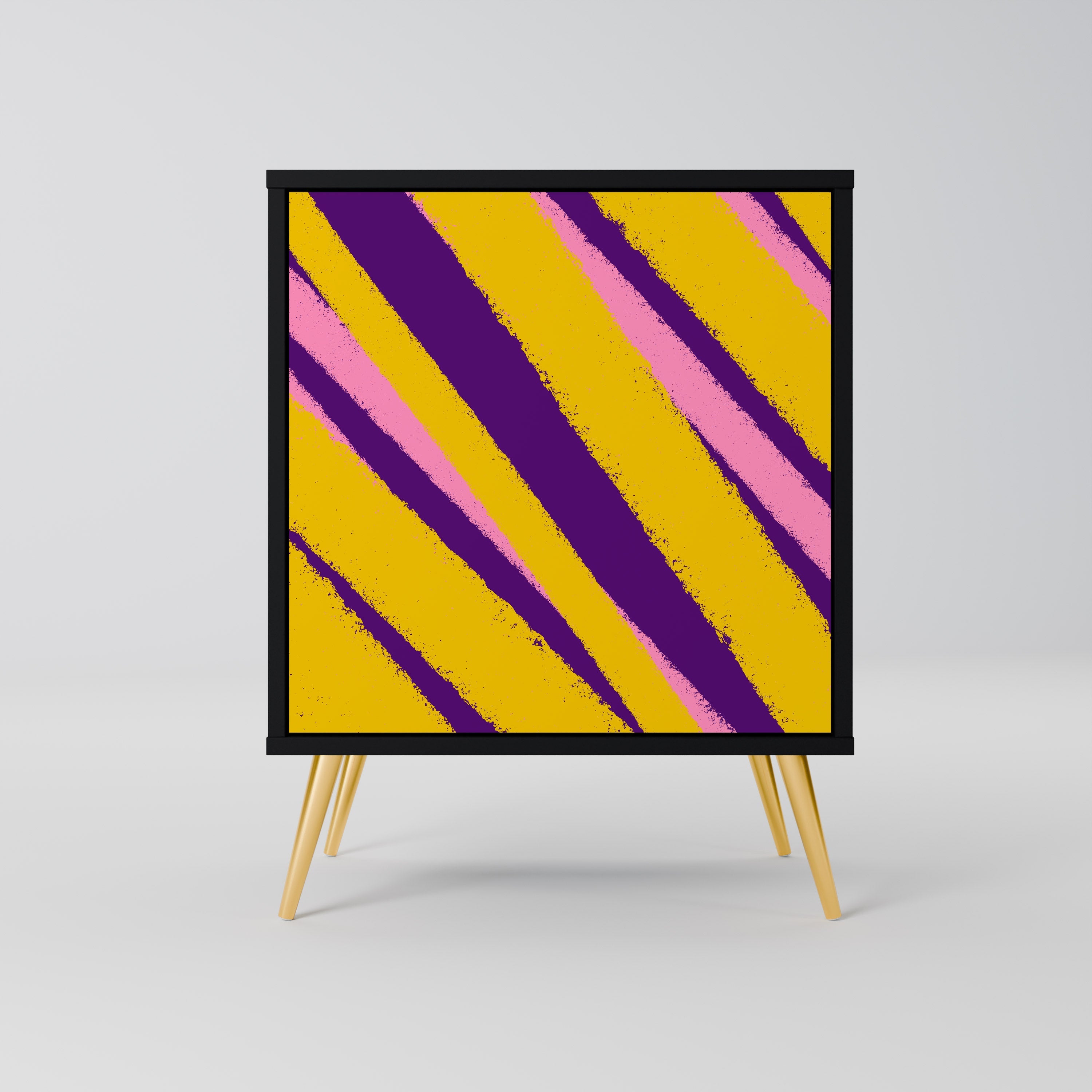 DREAMS COME TRUE Aparador de 1 Porta em Acabamento Preto