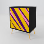 DREAMS COME TRUE Aparador de 1 Porta em Acabamento Preto