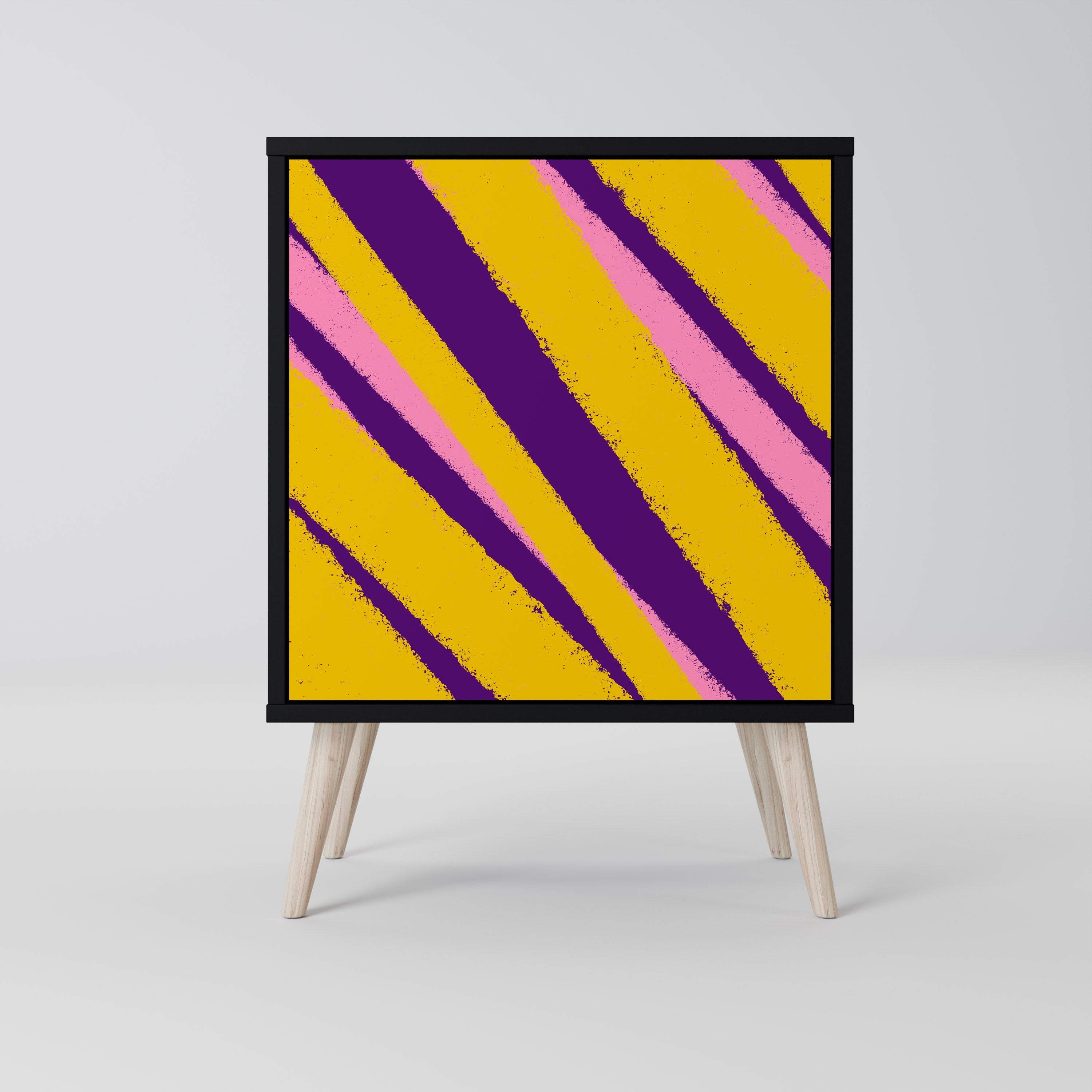 DREAMS COME TRUE Aparador de 1 Porta em Acabamento Preto