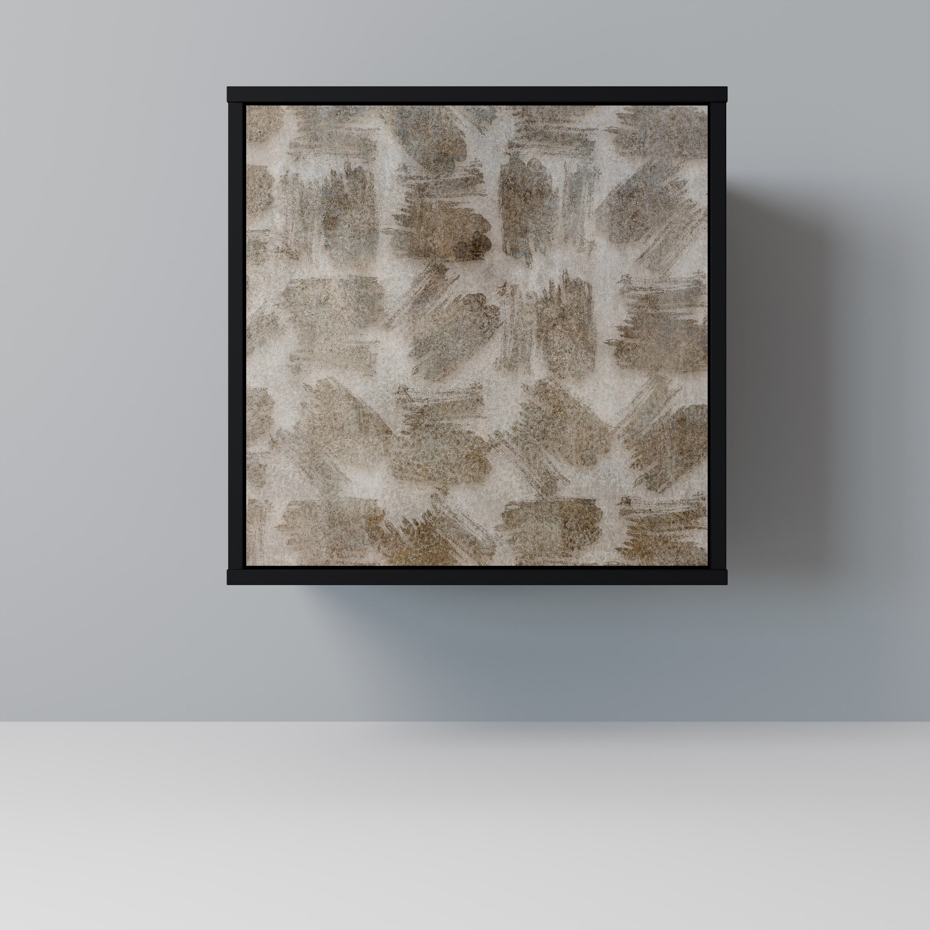 SLIGHTLY BLURRED Aparador de 1 Porta em Acabamento Preto