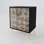 SLIGHTLY BLURRED 1-Door Sideboard in Black Finish