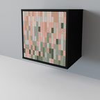 BUILDING THE FUTURE Aparador de 1 Porta em Acabamento Preto