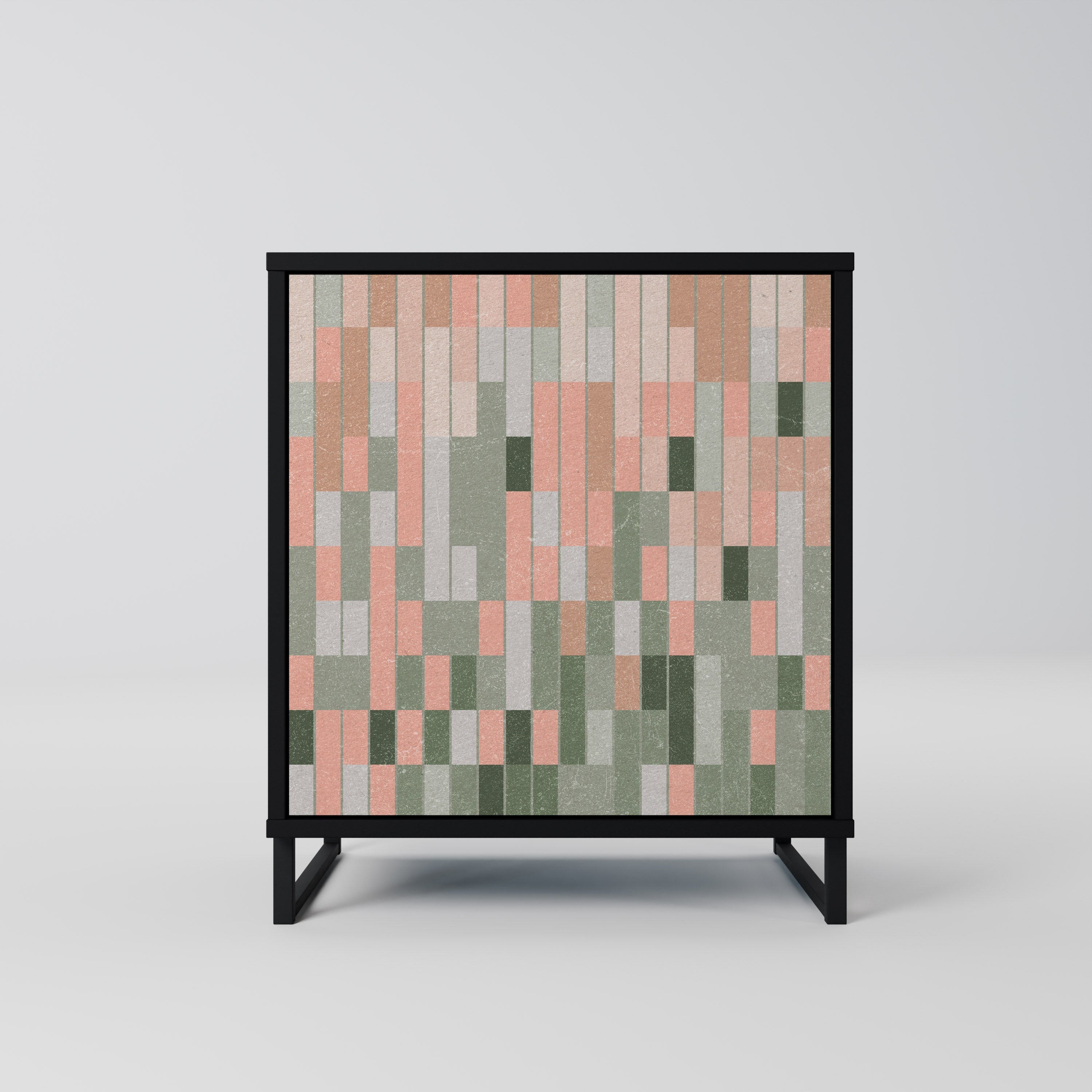 BUILDING THE FUTURE Aparador de 1 Porta em Acabamento Preto