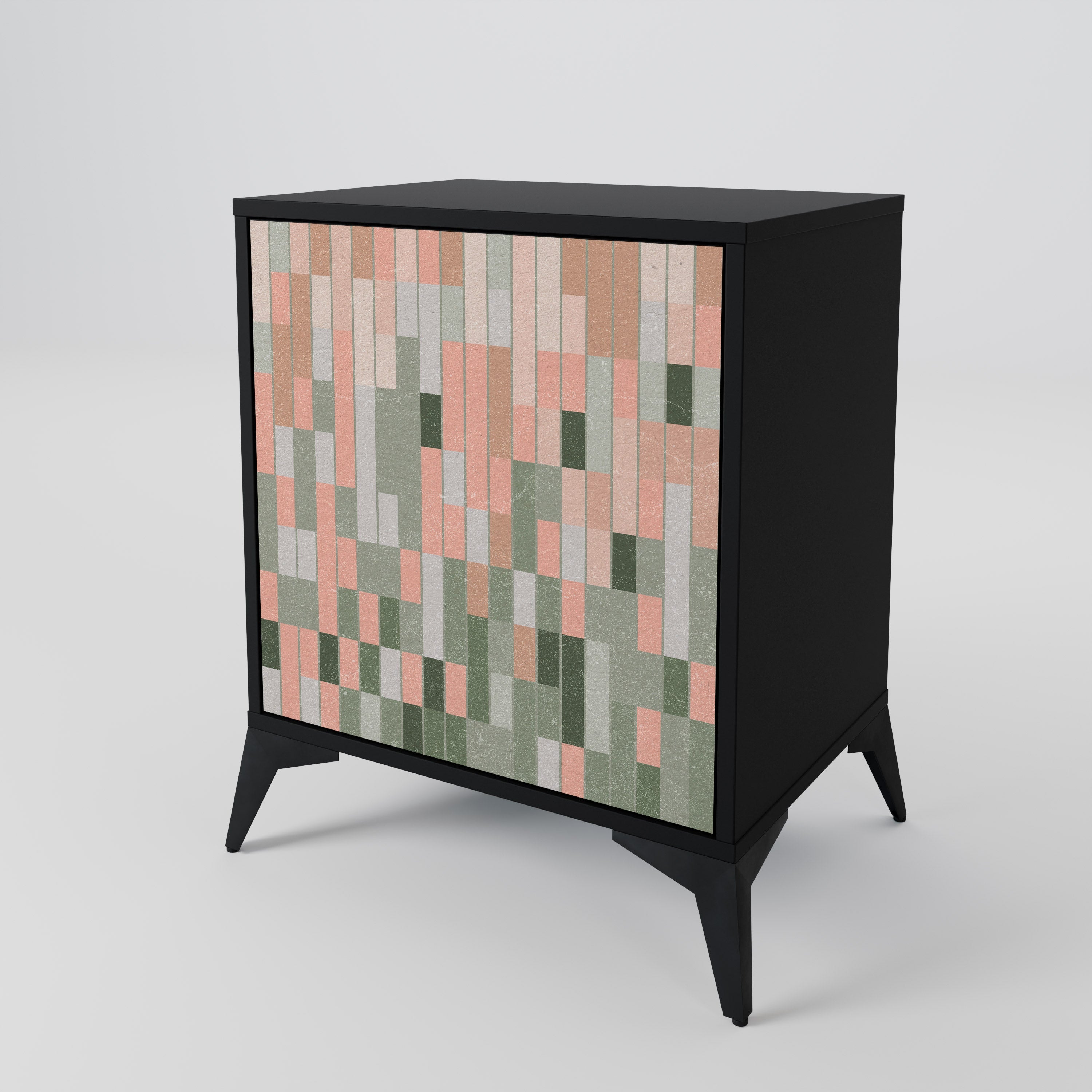 BUILDING THE FUTURE Aparador de 1 Porta em Acabamento Preto