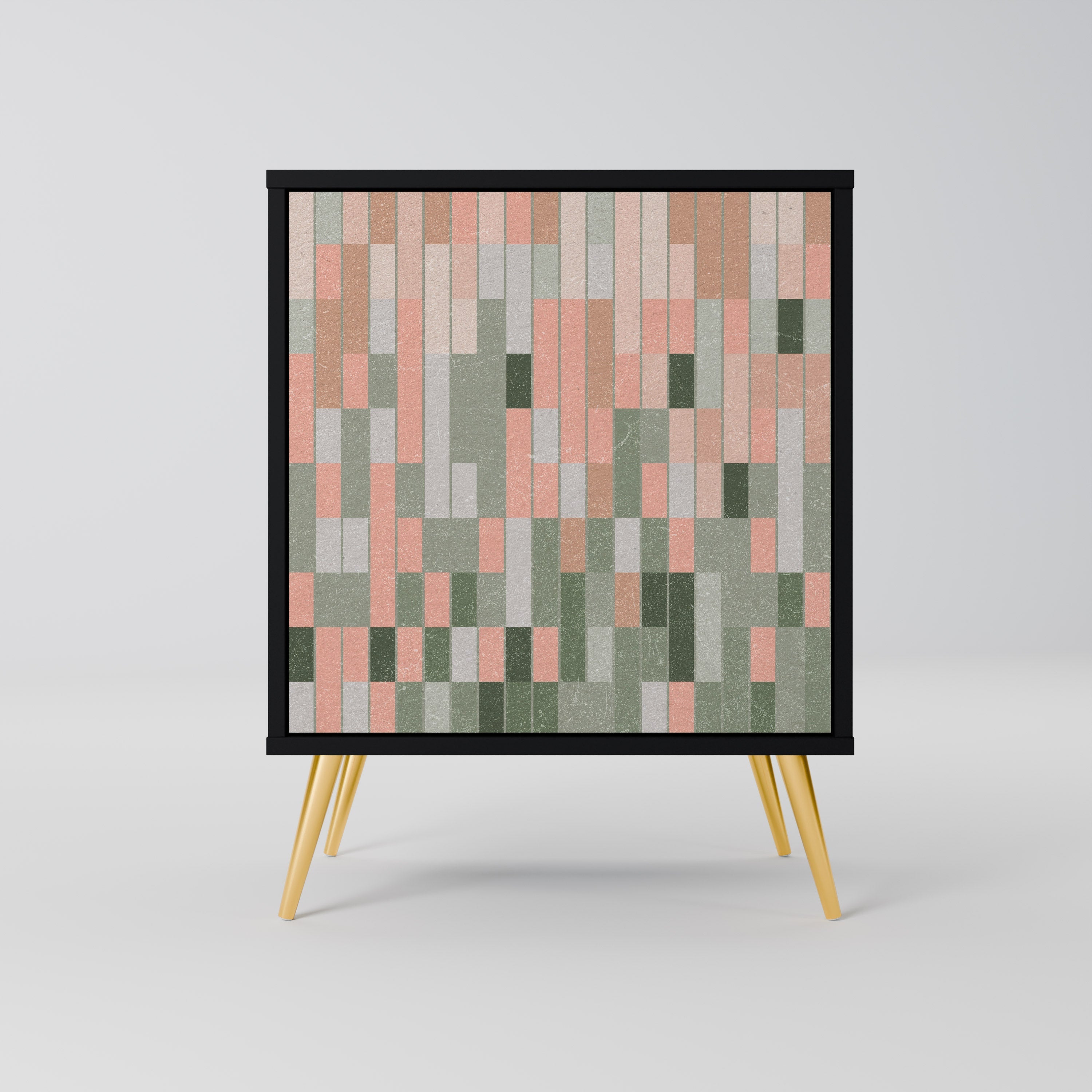 BUILDING THE FUTURE Aparador de 1 Porta em Acabamento Preto