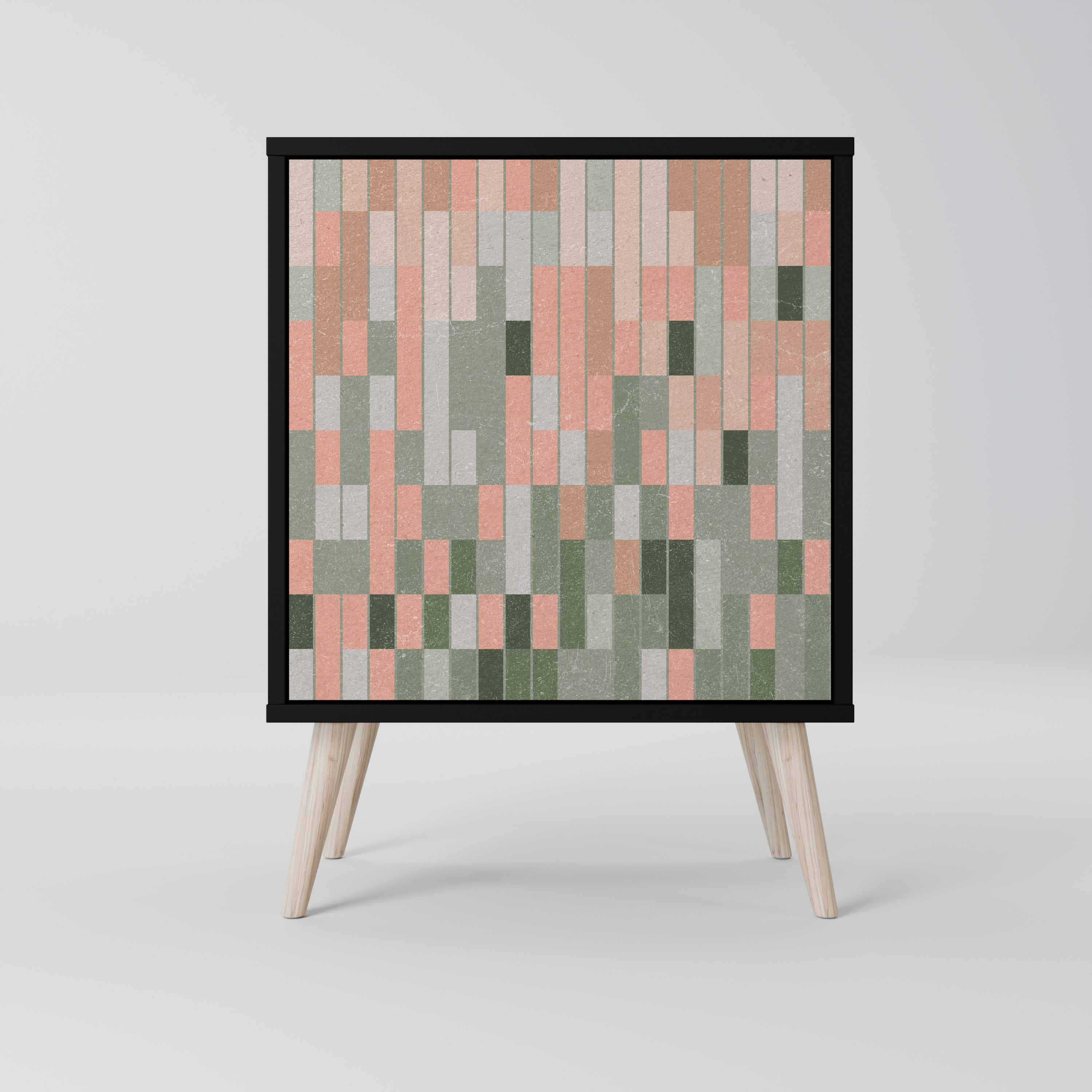 BUILDING THE FUTURE Aparador de 1 Porta em Acabamento Preto