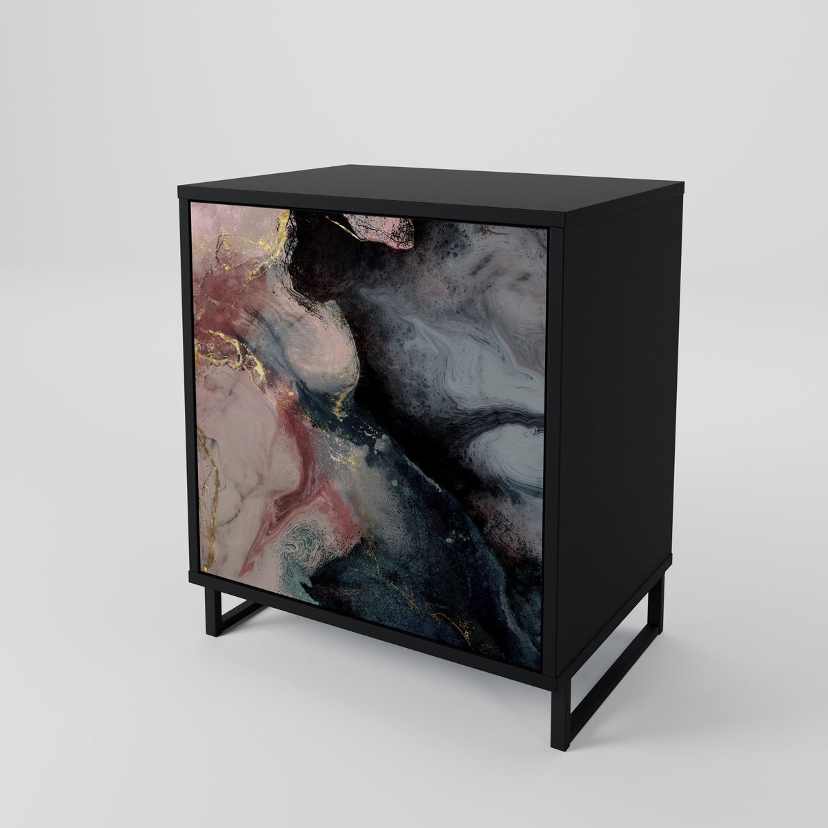 GILDED SWIRLS 1-Door Sideboard