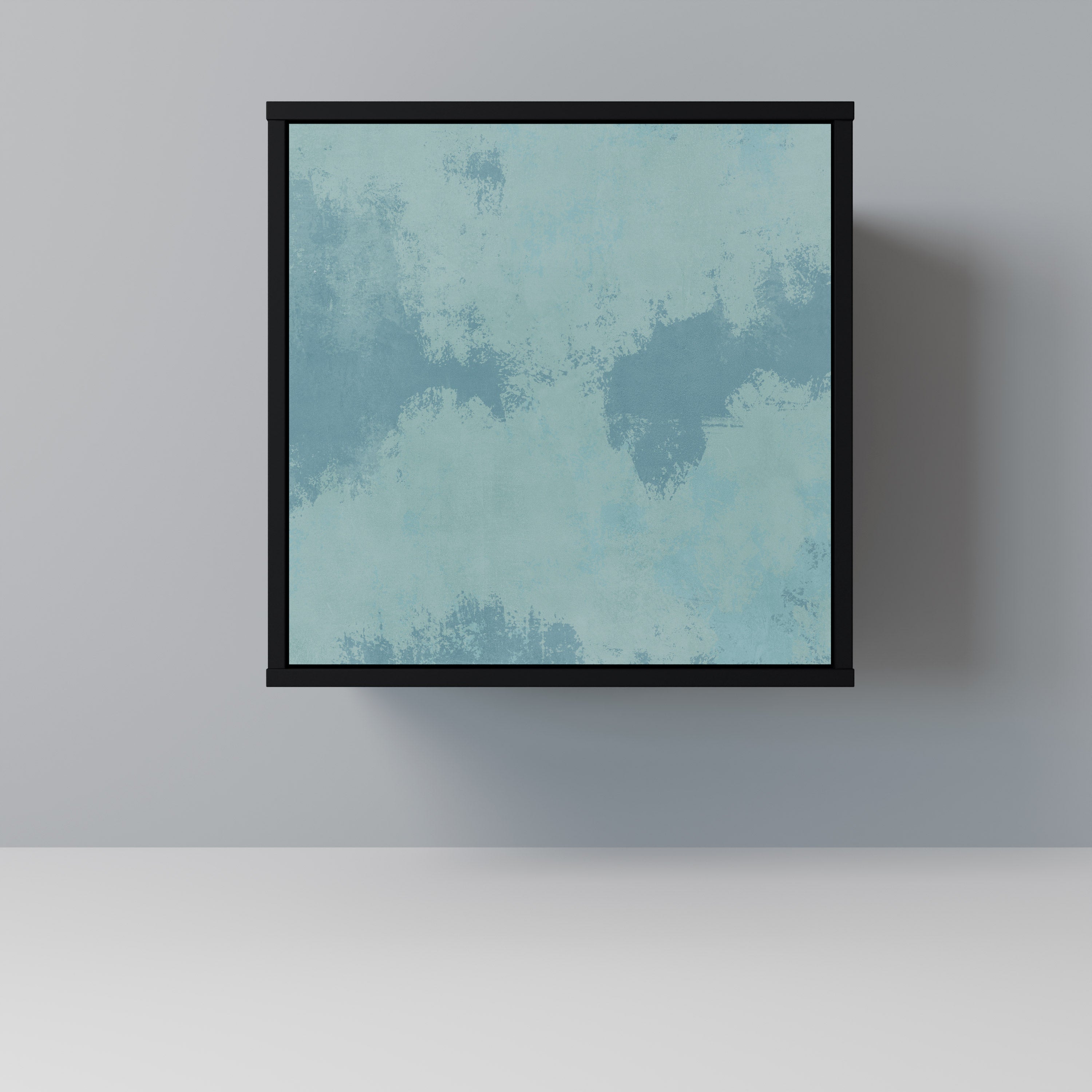 SKY WASH Aparador de 1 Porta em Acabamento Preto