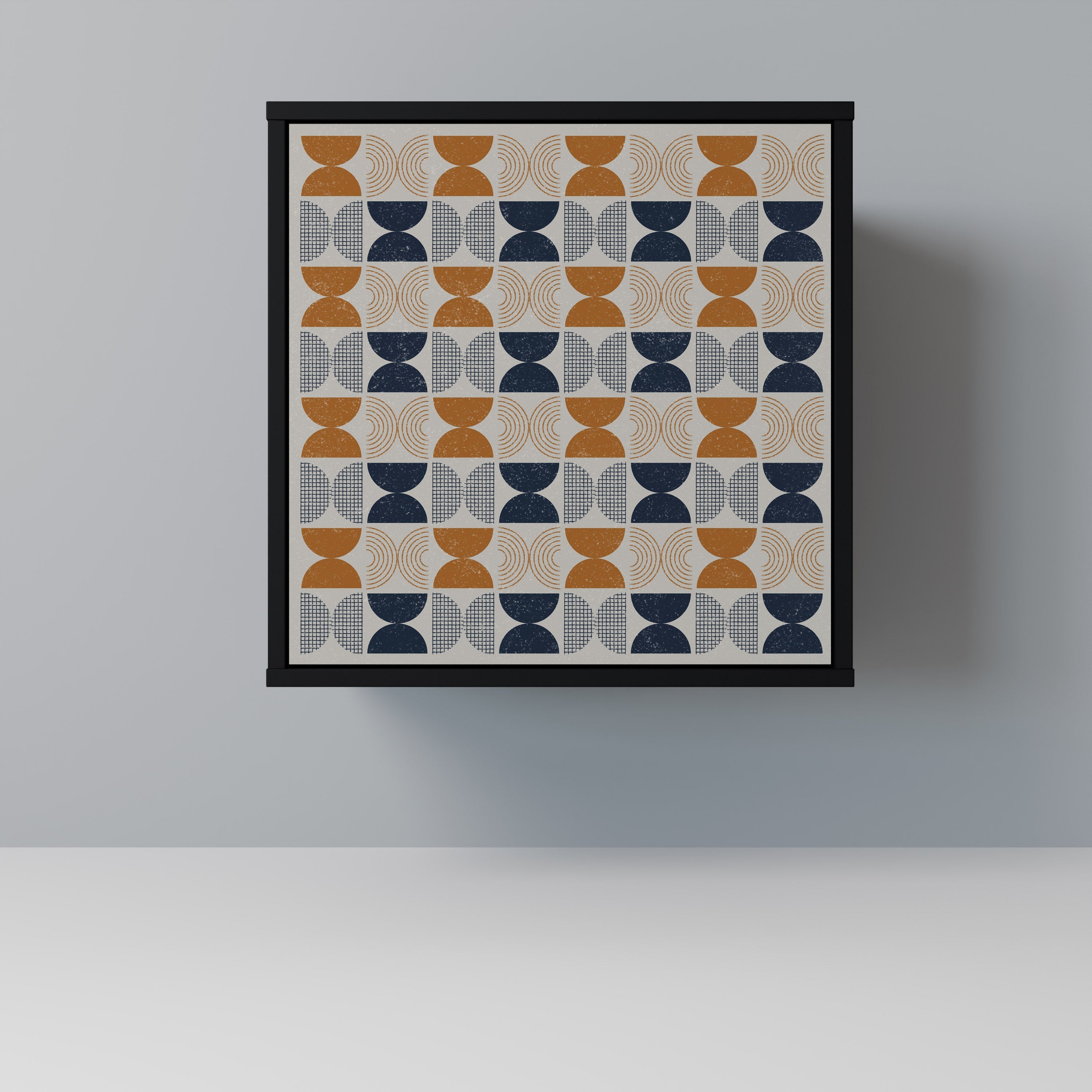 REFLECTION RANGE Aparador de 1 Porta em Acabamento Preto