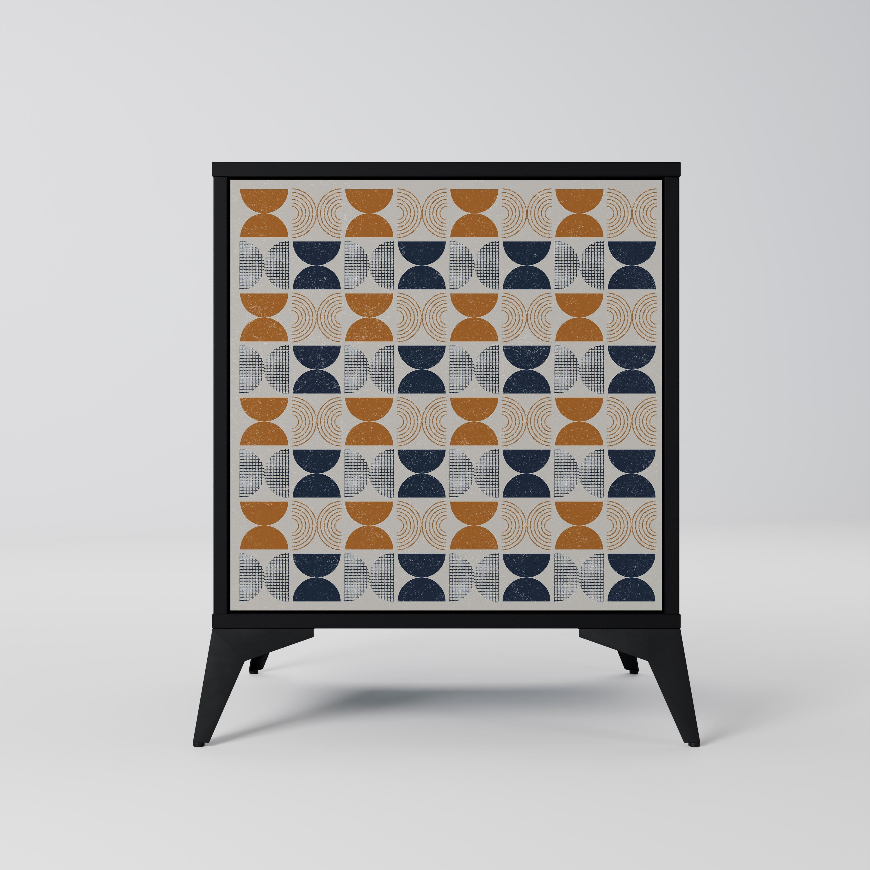 REFLECTION RANGE Aparador de 1 Porta em Acabamento Preto