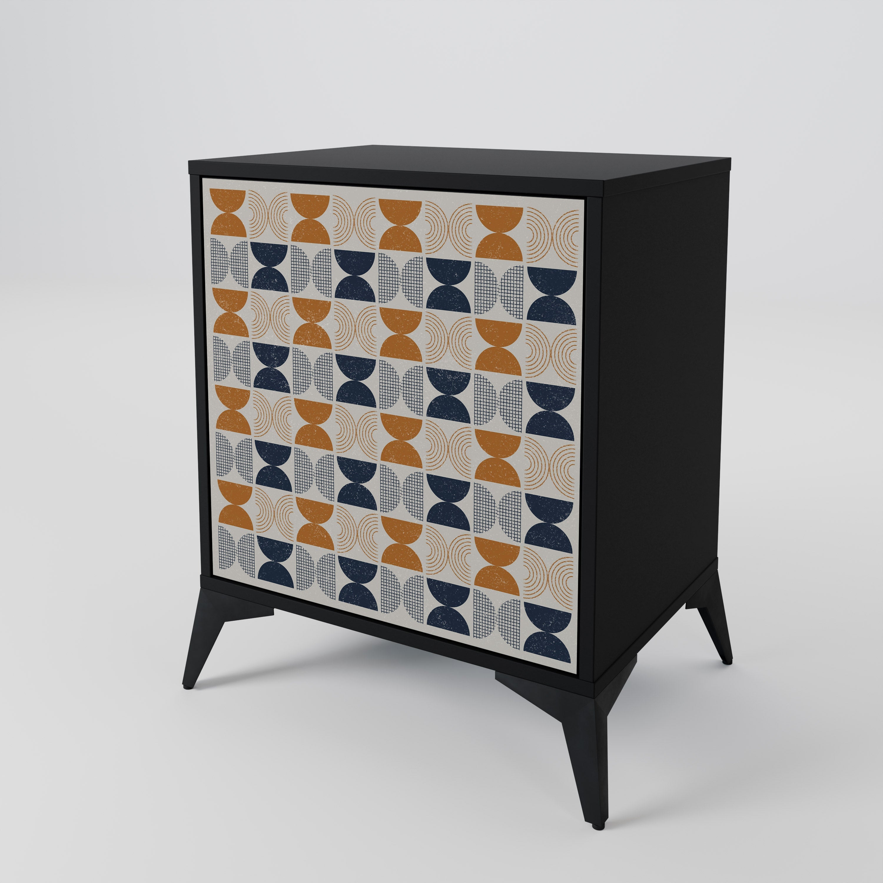 REFLECTION RANGE Aparador de 1 Porta em Acabamento Preto