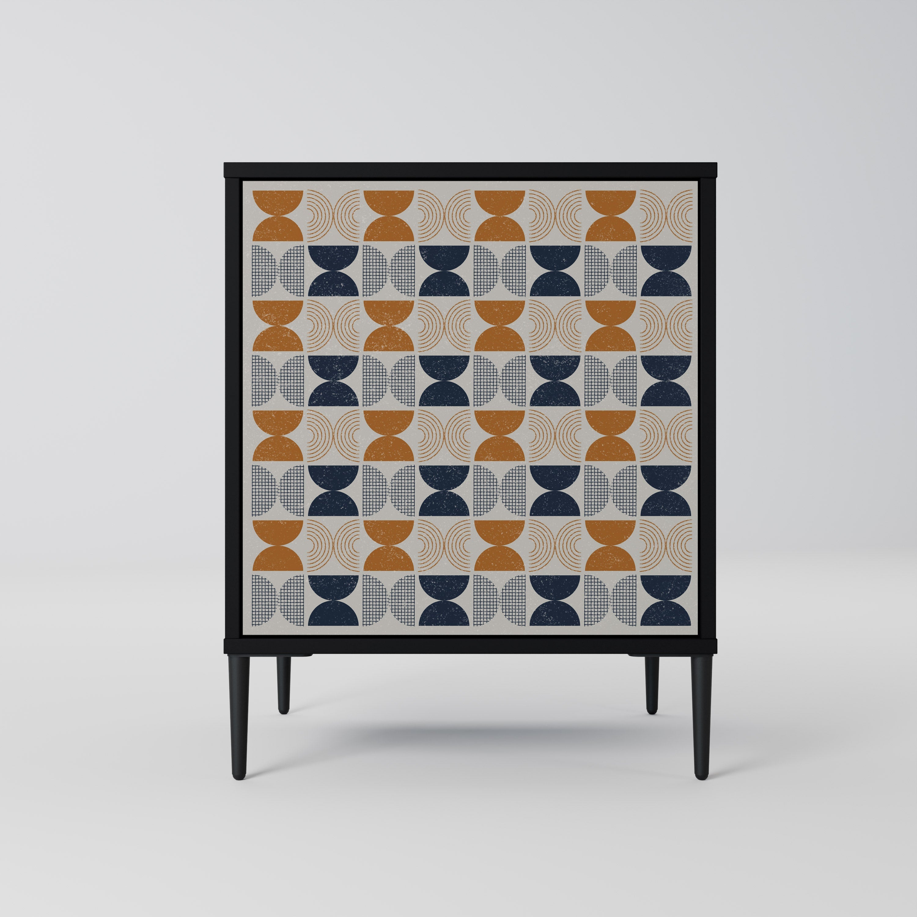 REFLECTION RANGE Aparador de 1 Porta em Acabamento Preto