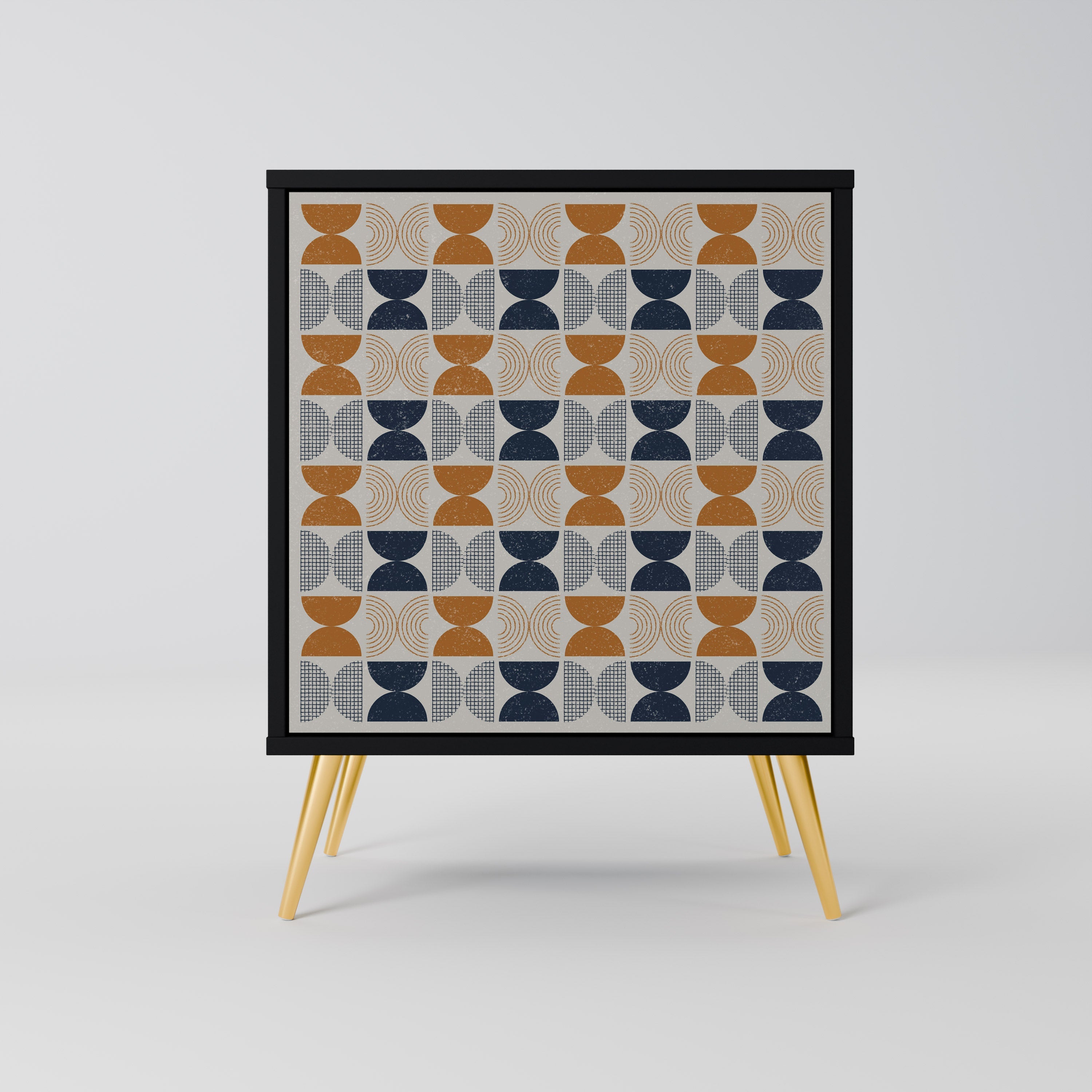 REFLECTION RANGE Aparador de 1 Porta em Acabamento Preto