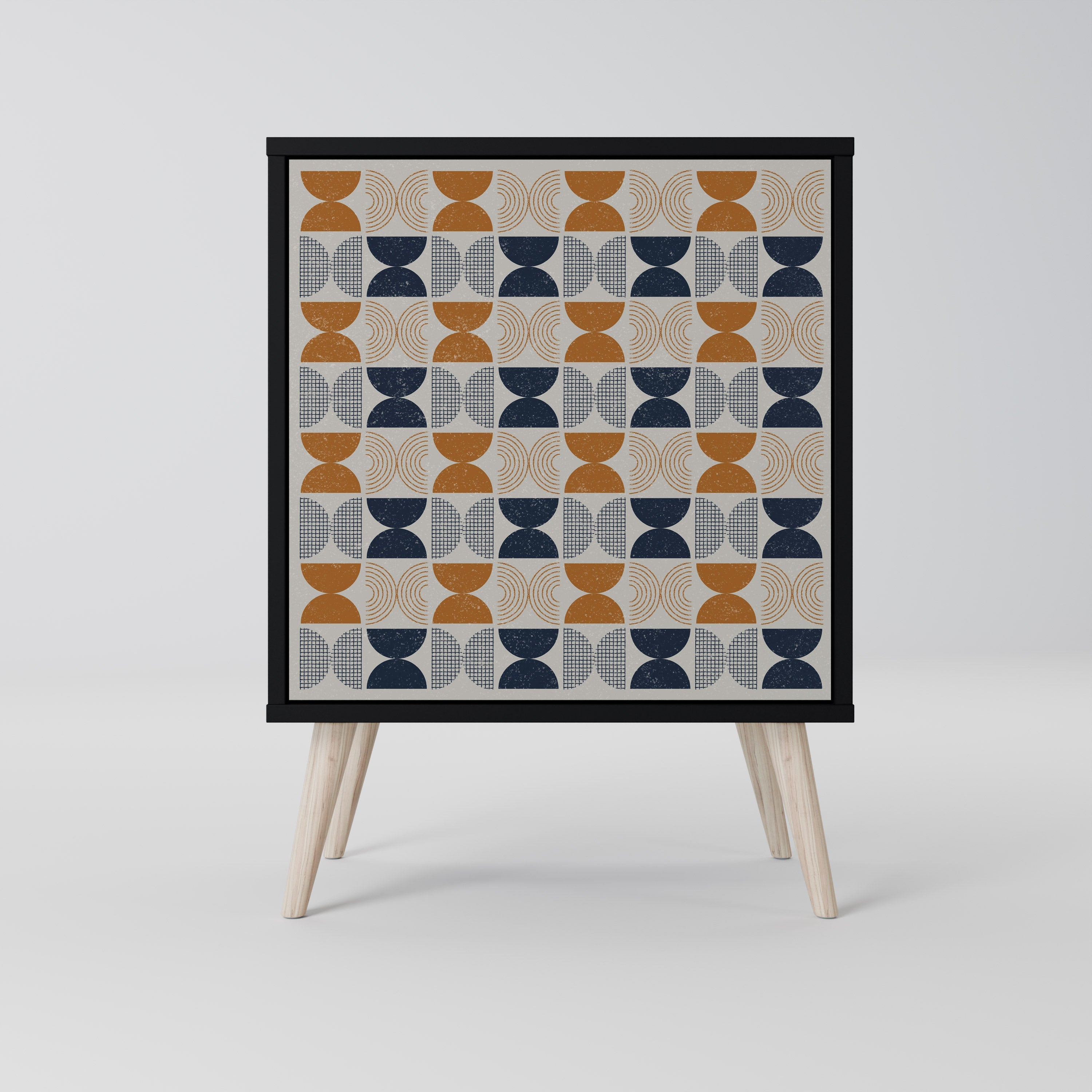 REFLECTION RANGE Aparador de 1 Porta em Acabamento Preto