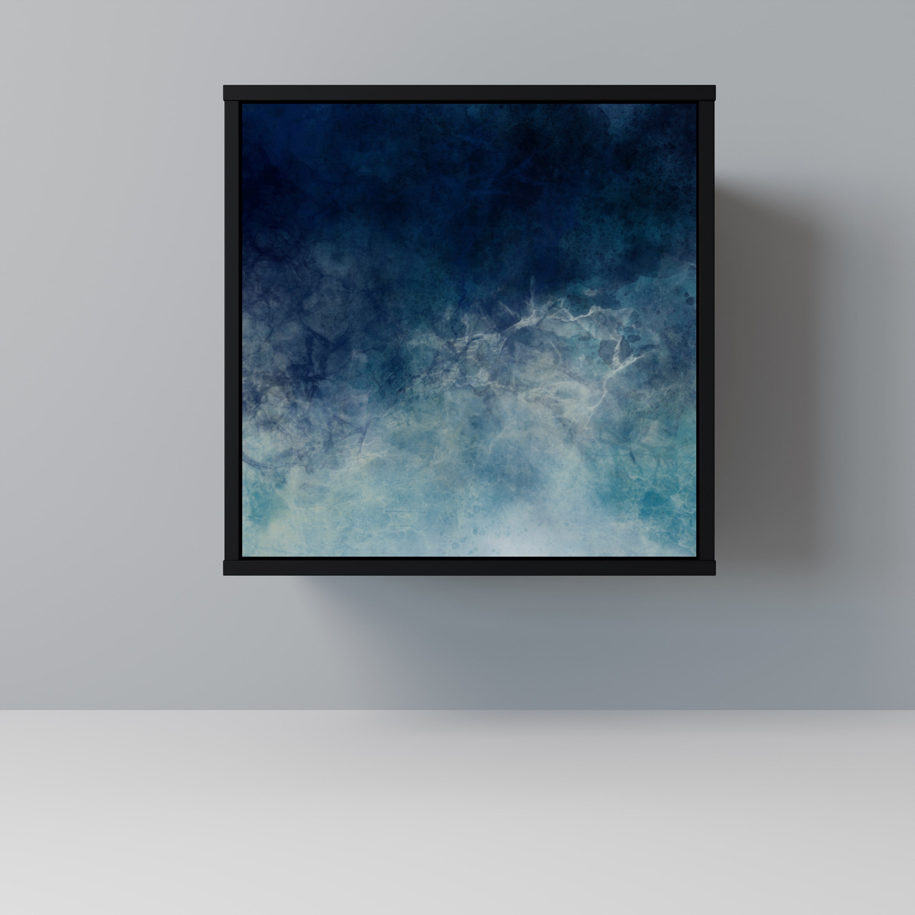 CELESTIAL FALL Aparador de 1 Porta em Acabamento Preto