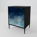 CELESTIAL FALL Aparador de 1 Porta em Acabamento Preto