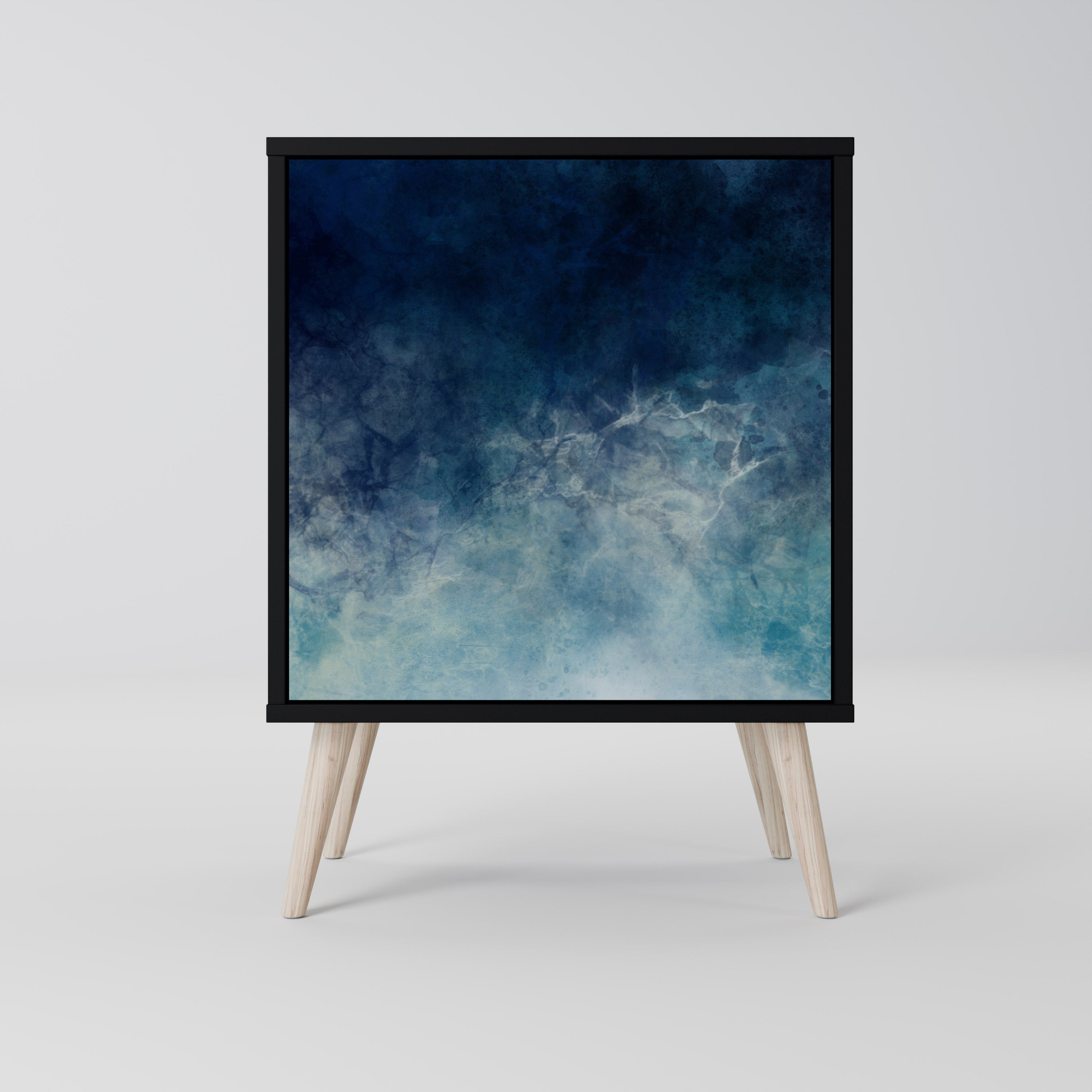 CELESTIAL FALL Aparador de 1 Porta em Acabamento Preto