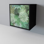 SUCCULENT CLUSTER Aparador de 1 Porta em Acabamento Preto