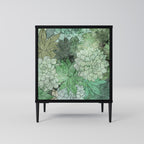 SUCCULENT CLUSTER Aparador de 1 Porta em Acabamento Preto