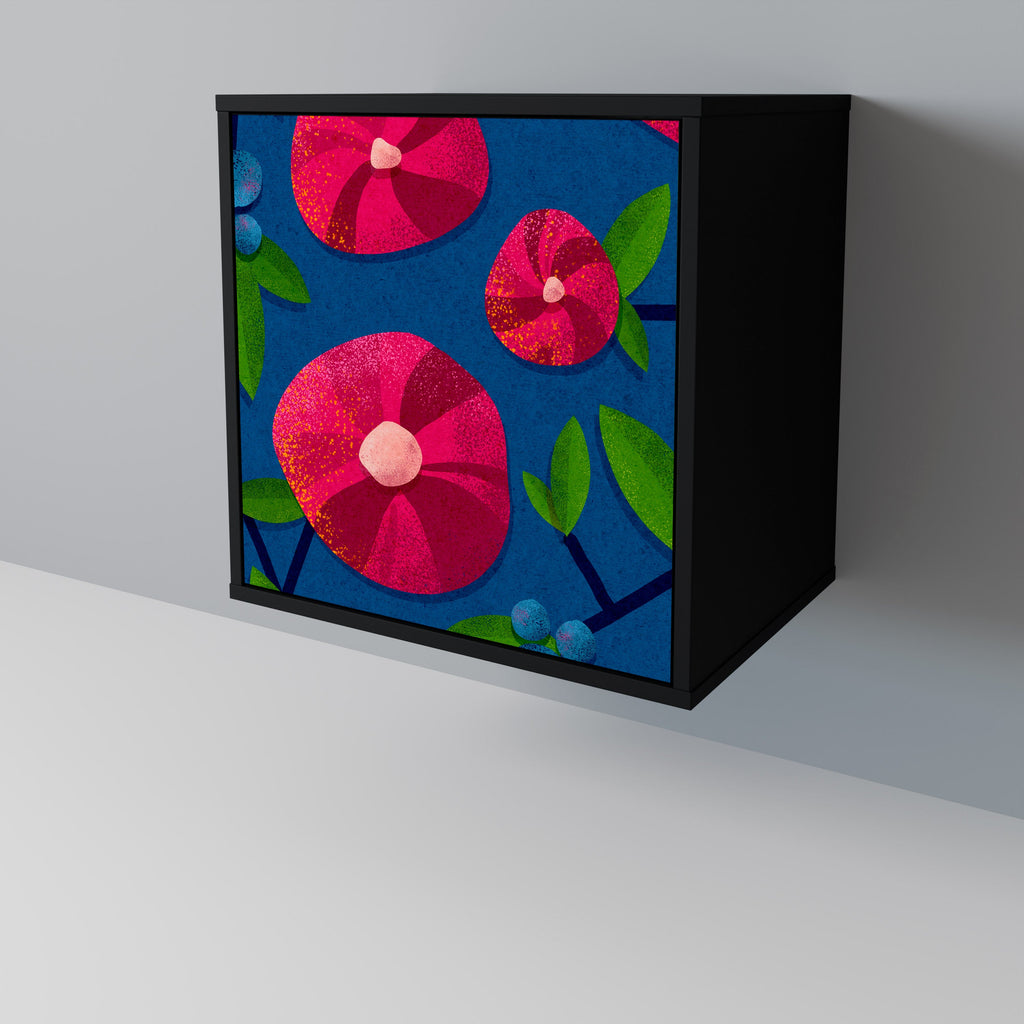 SPRING THOUGHTS Aparador de 1 Porta em Acabamento Preto