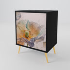 SOFTEN POPPY Aparador de 1 Porta em Acabamento Preto