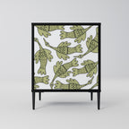 SEEDLING SONGBIRD Aparador de 1 Porta em Acabamento Preto