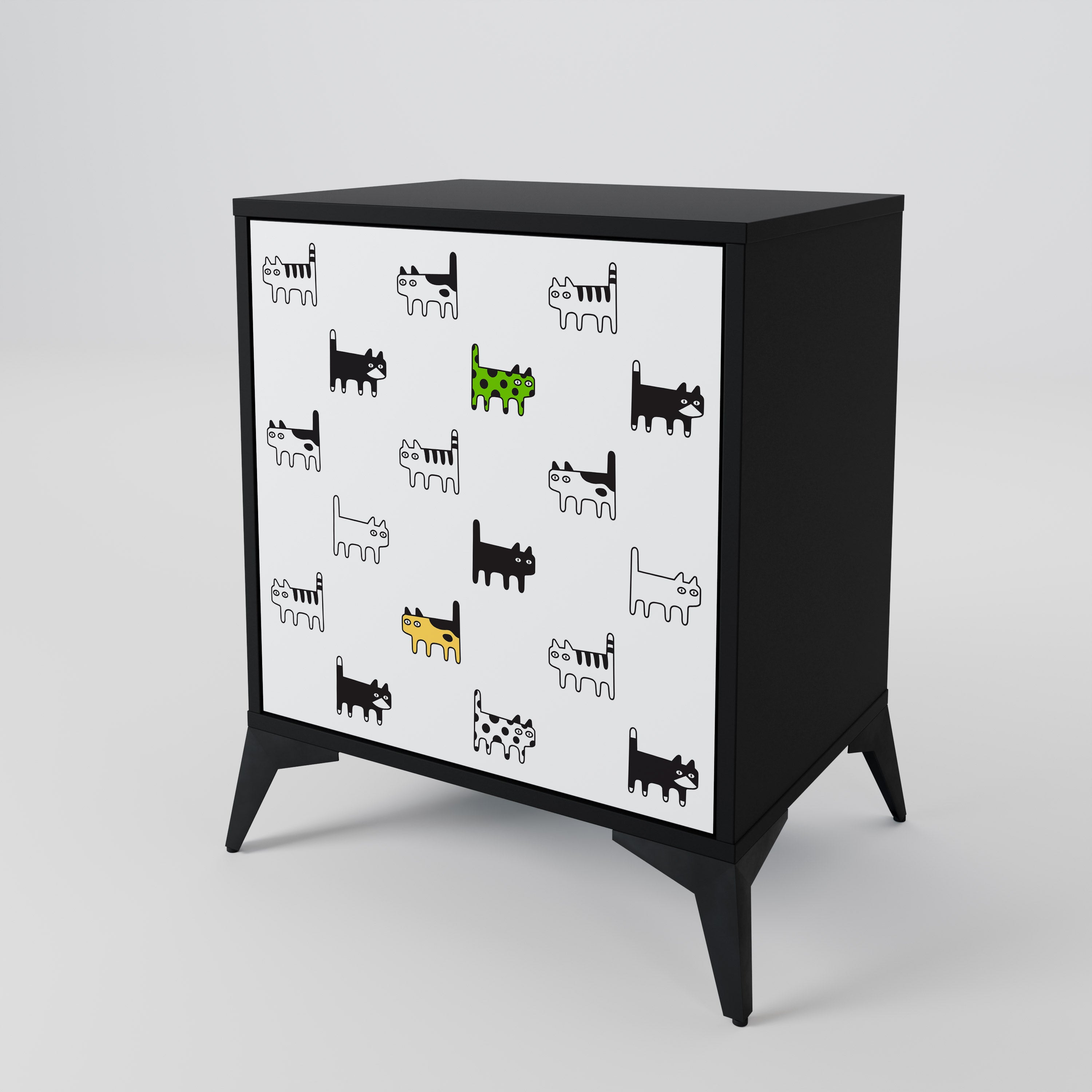 CATS COMPILATION 1-Door Sideboard