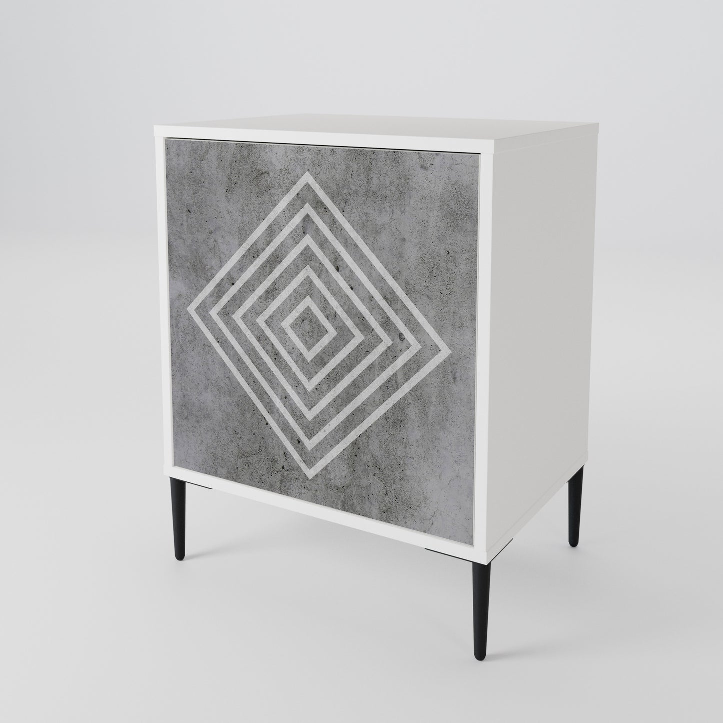 POLYGONAL ARTISTRY 1-Door Sideboard