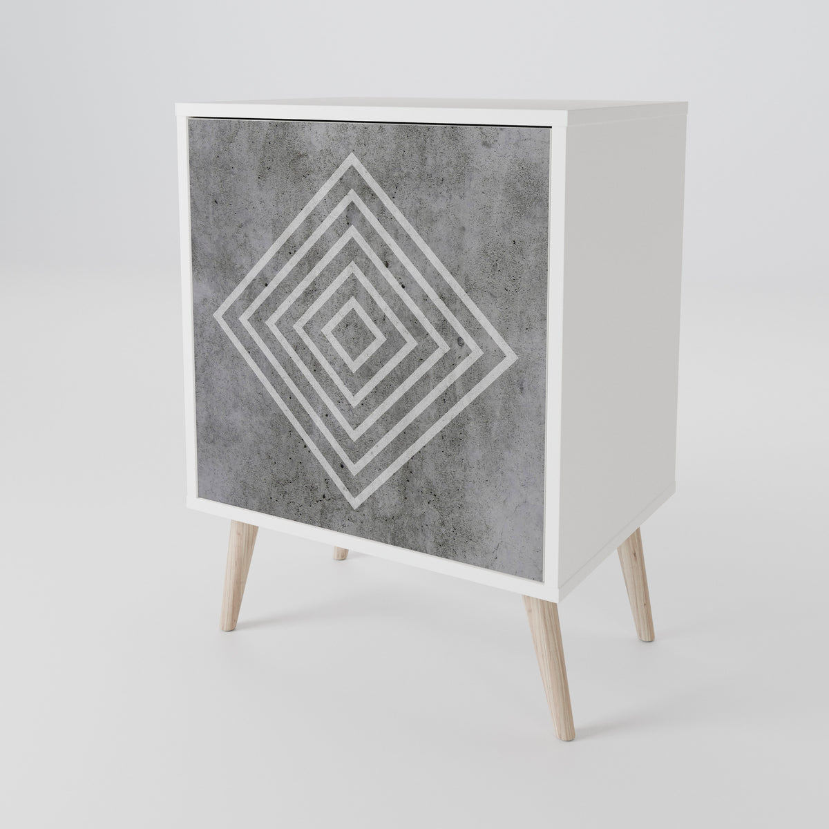 POLYGONAL ARTISTRY 1-Door Sideboard