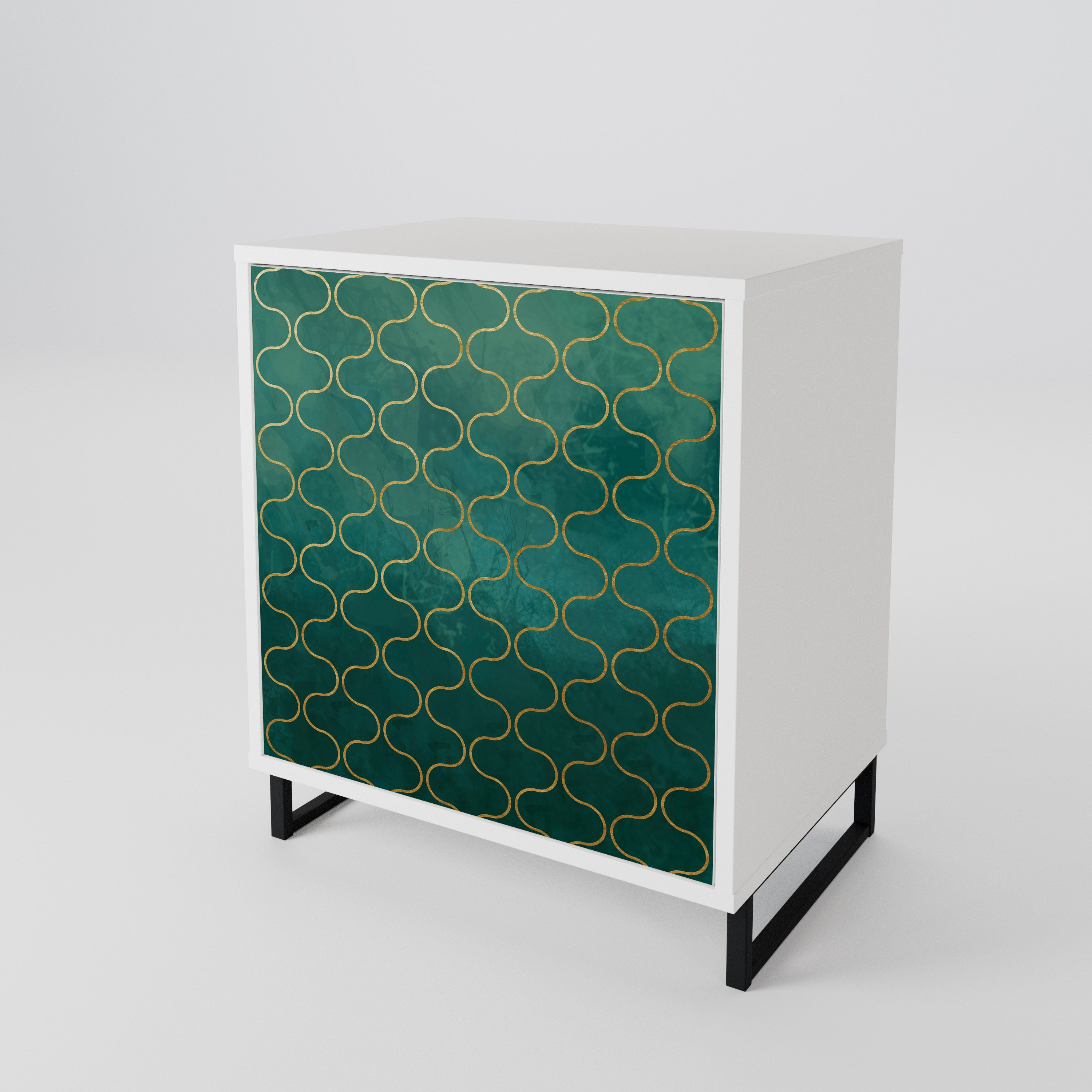 TESSELATED GREENERY Aparador de 1 Porta