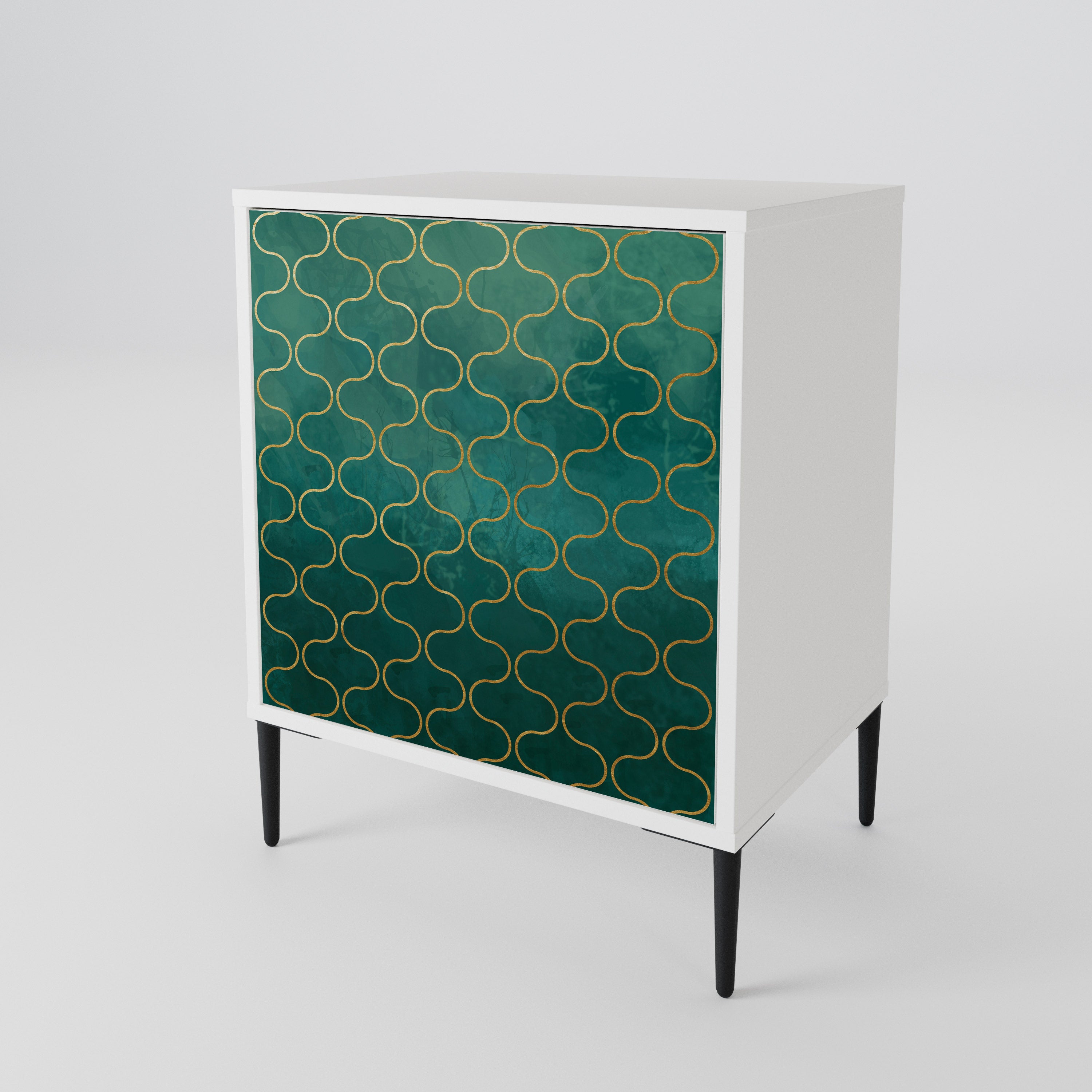 TESSELATED GREENERY Aparador de 1 Porta