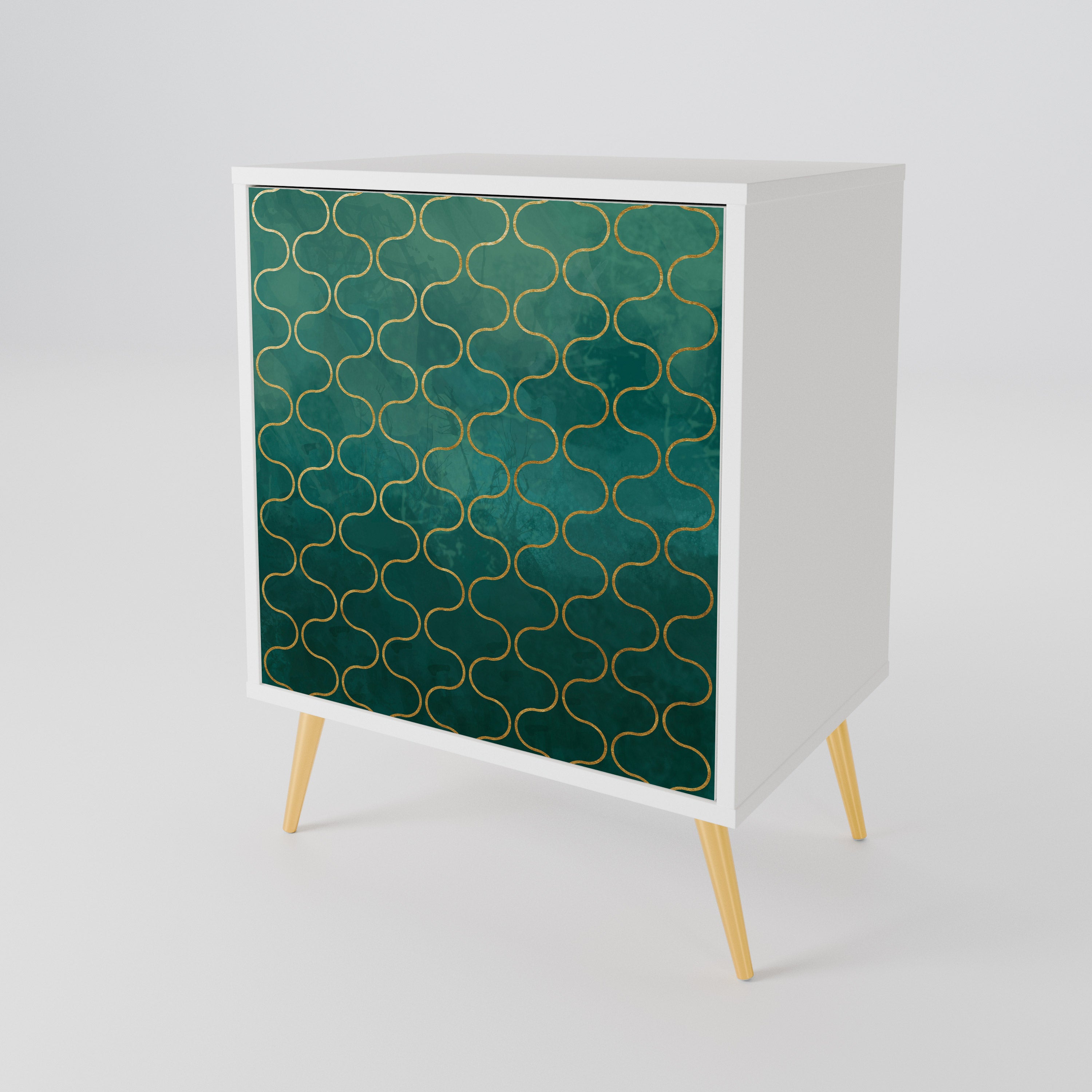 TESSELATED GREENERY Aparador de 1 Porta