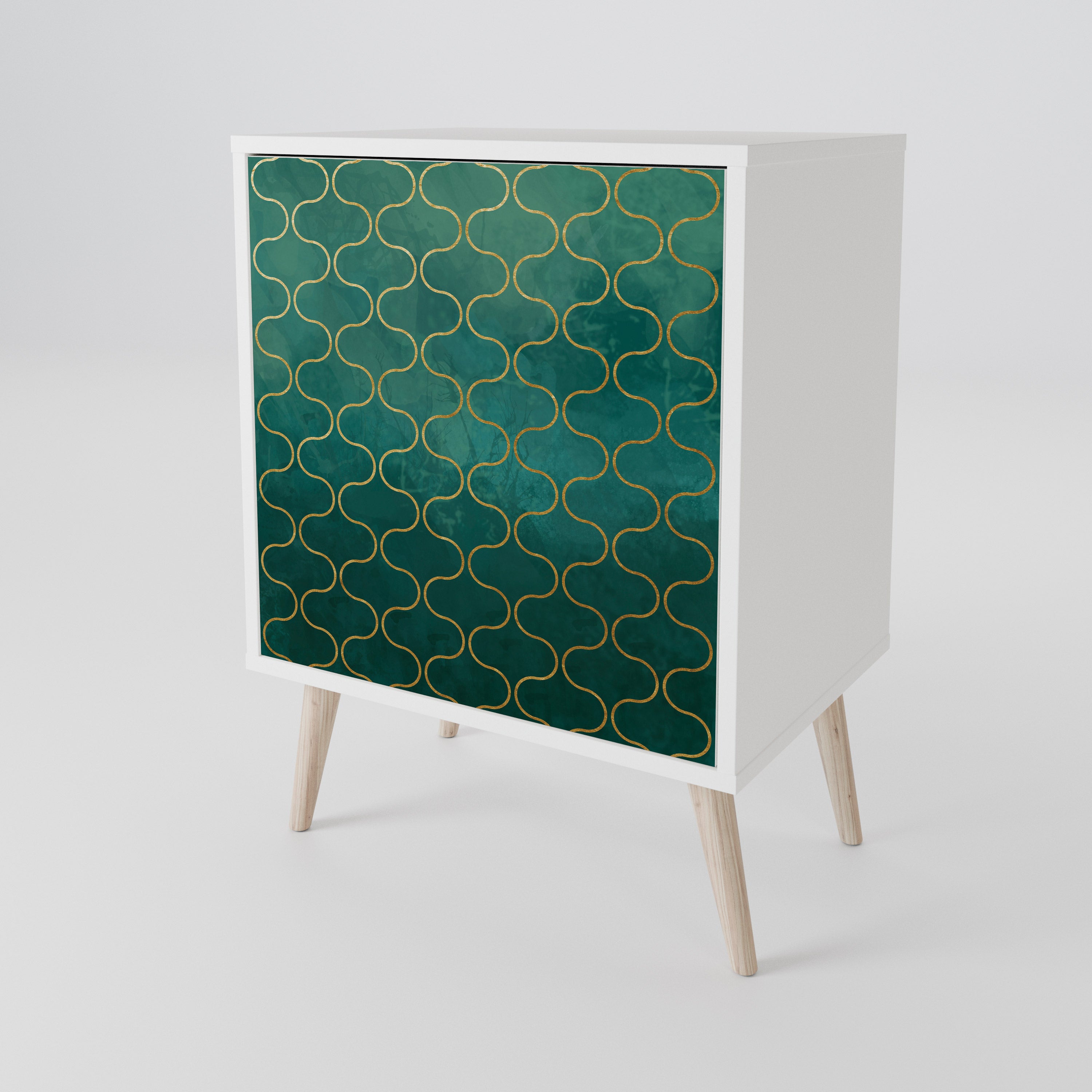 TESSELATED GREENERY Aparador de 1 Porta