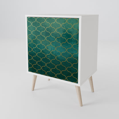 TESSELATED GREENERY 1-Door Sideboard