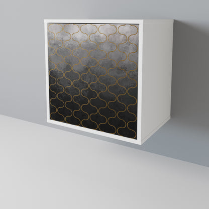 TESSELATED GRAYISH 1-Door Sideboard