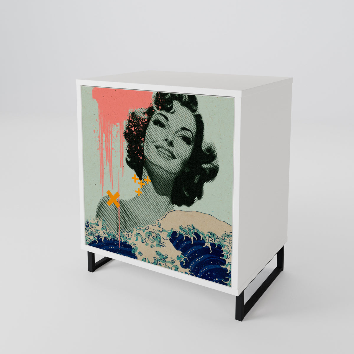 KANAGAWA BEAUTY 1-Door Sideboard