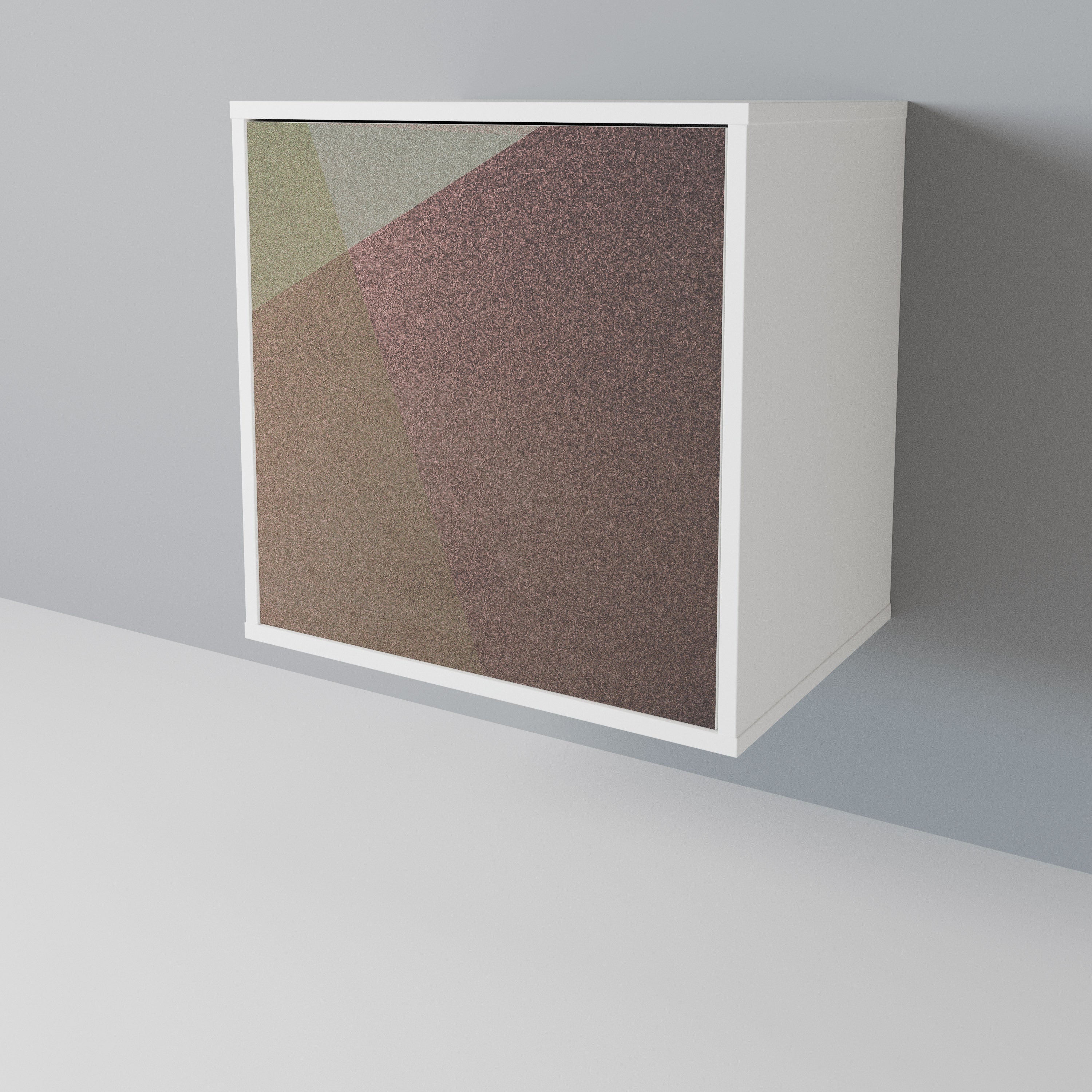 BEIGE GEOMETRY Aparador de 1 Porta