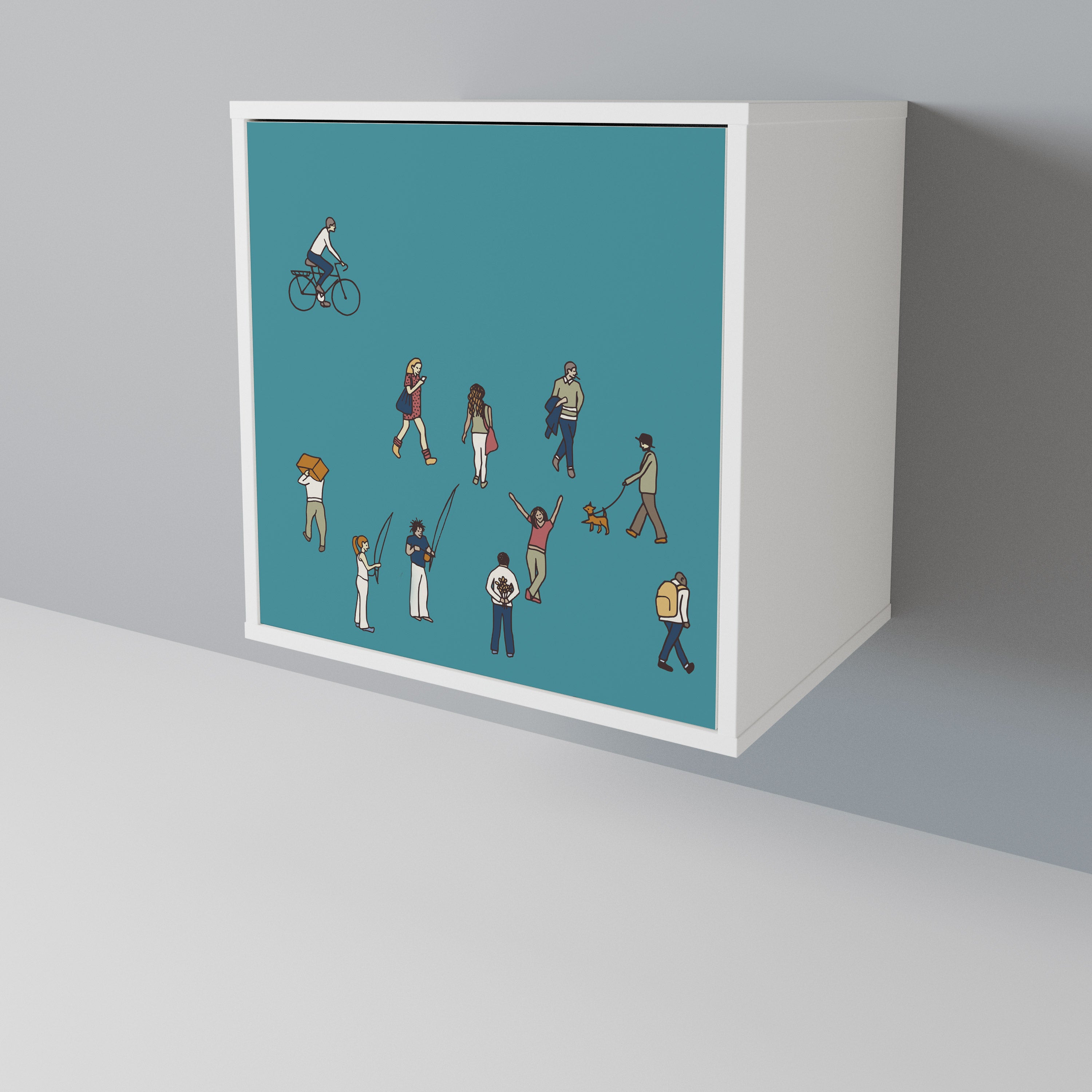 COLLECTIVE STREAM Aparador de 1 Porta
