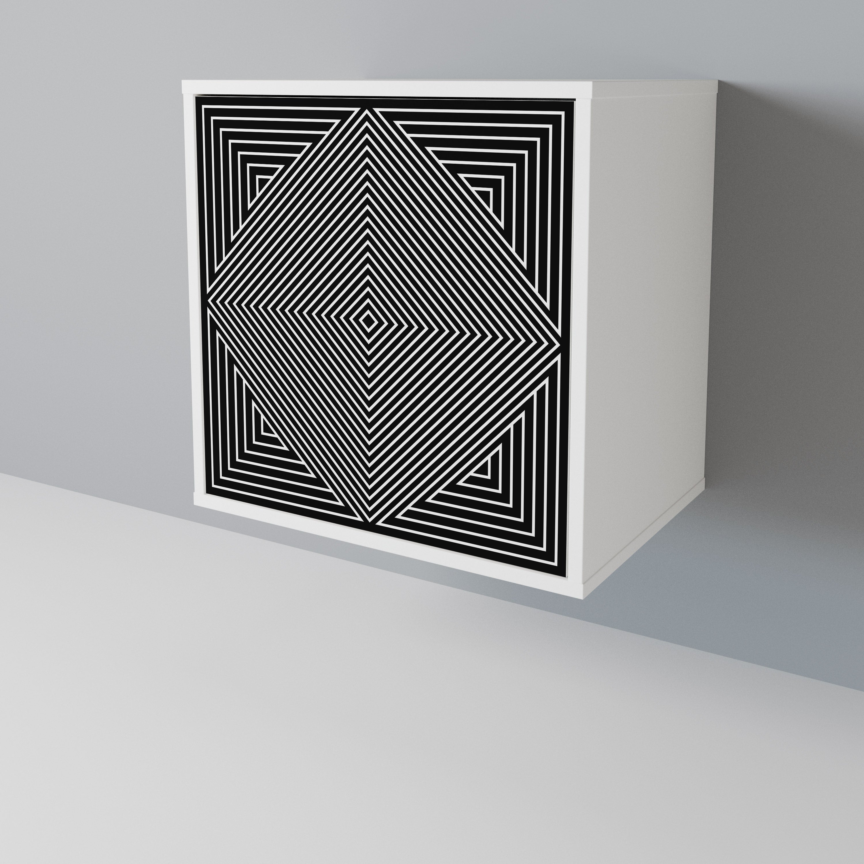 POLYGON ILLUSION Aparador de 1 Porta