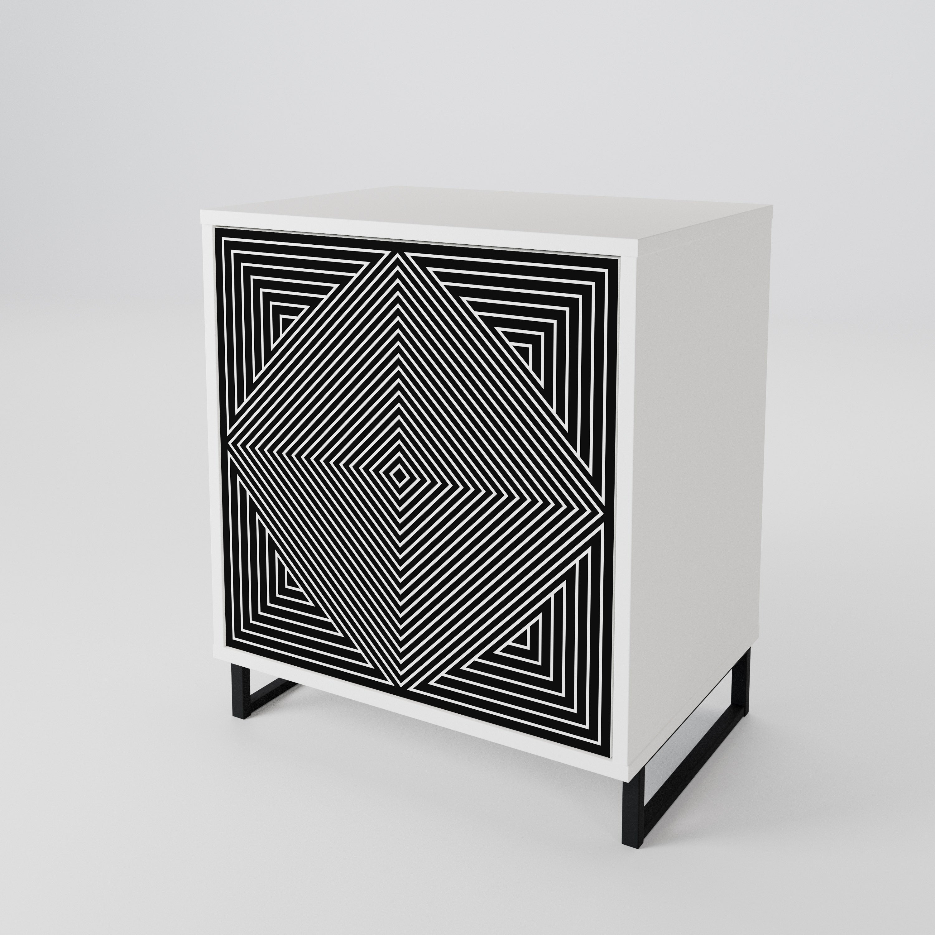 POLYGON ILLUSION Aparador de 1 Porta
