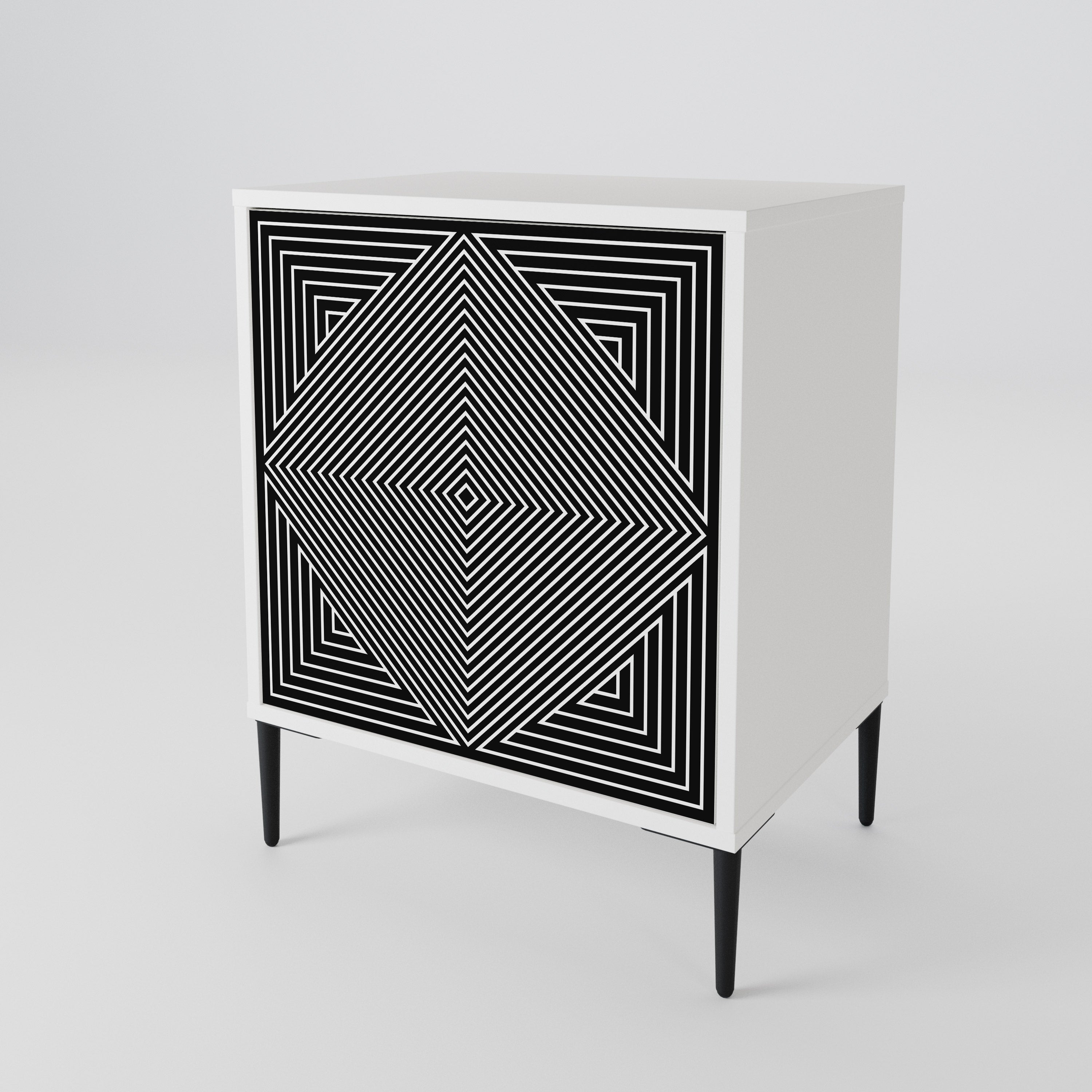 POLYGON ILLUSION Aparador de 1 Porta