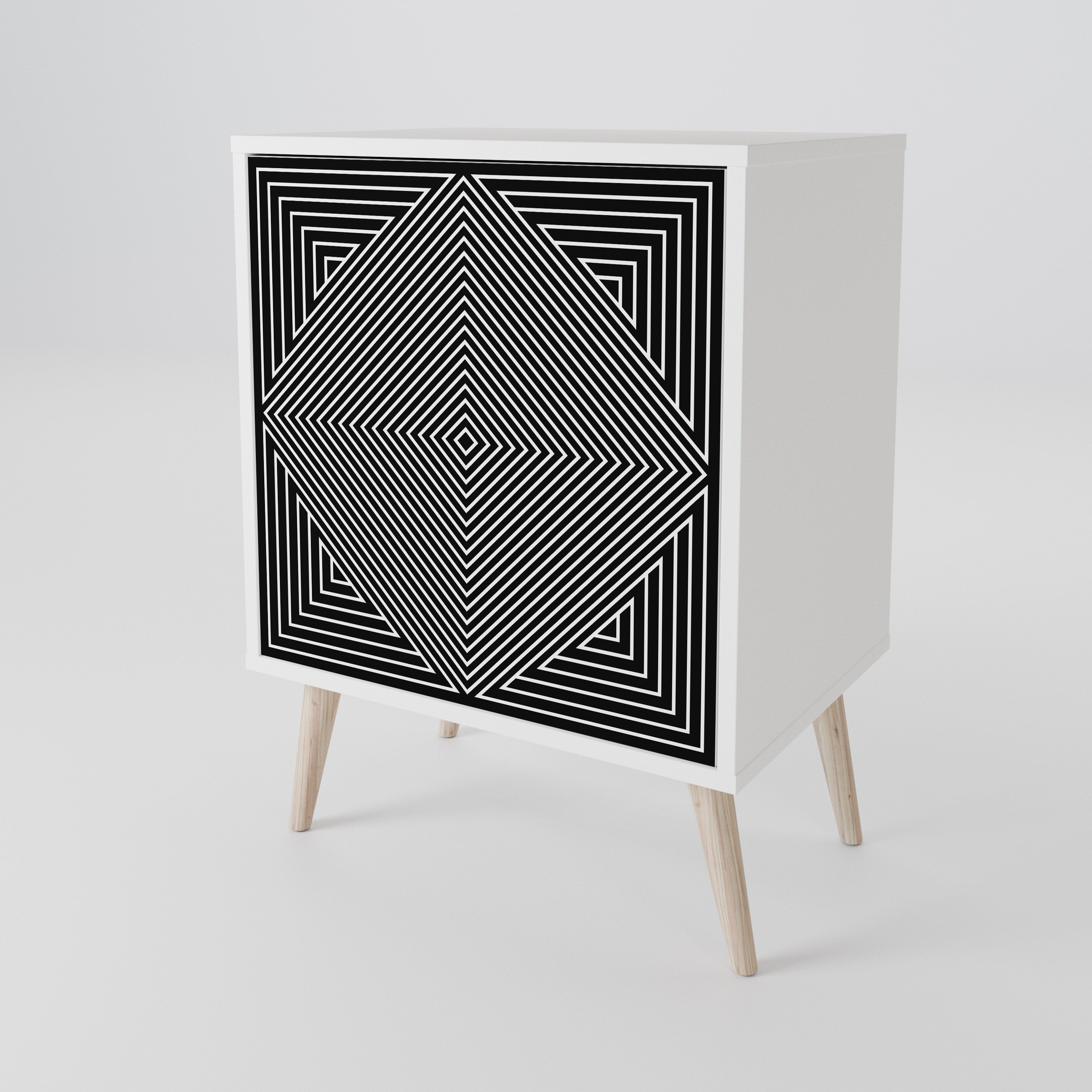 POLYGON ILLUSION Aparador de 1 Porta