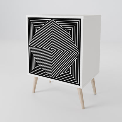 POLYGON ILLUSION Aparador de 1 Porta