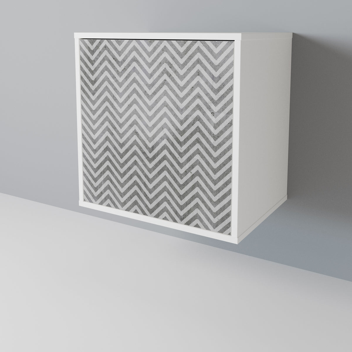 CONCRETE ZIG ZAG Aparador de 1 Porta